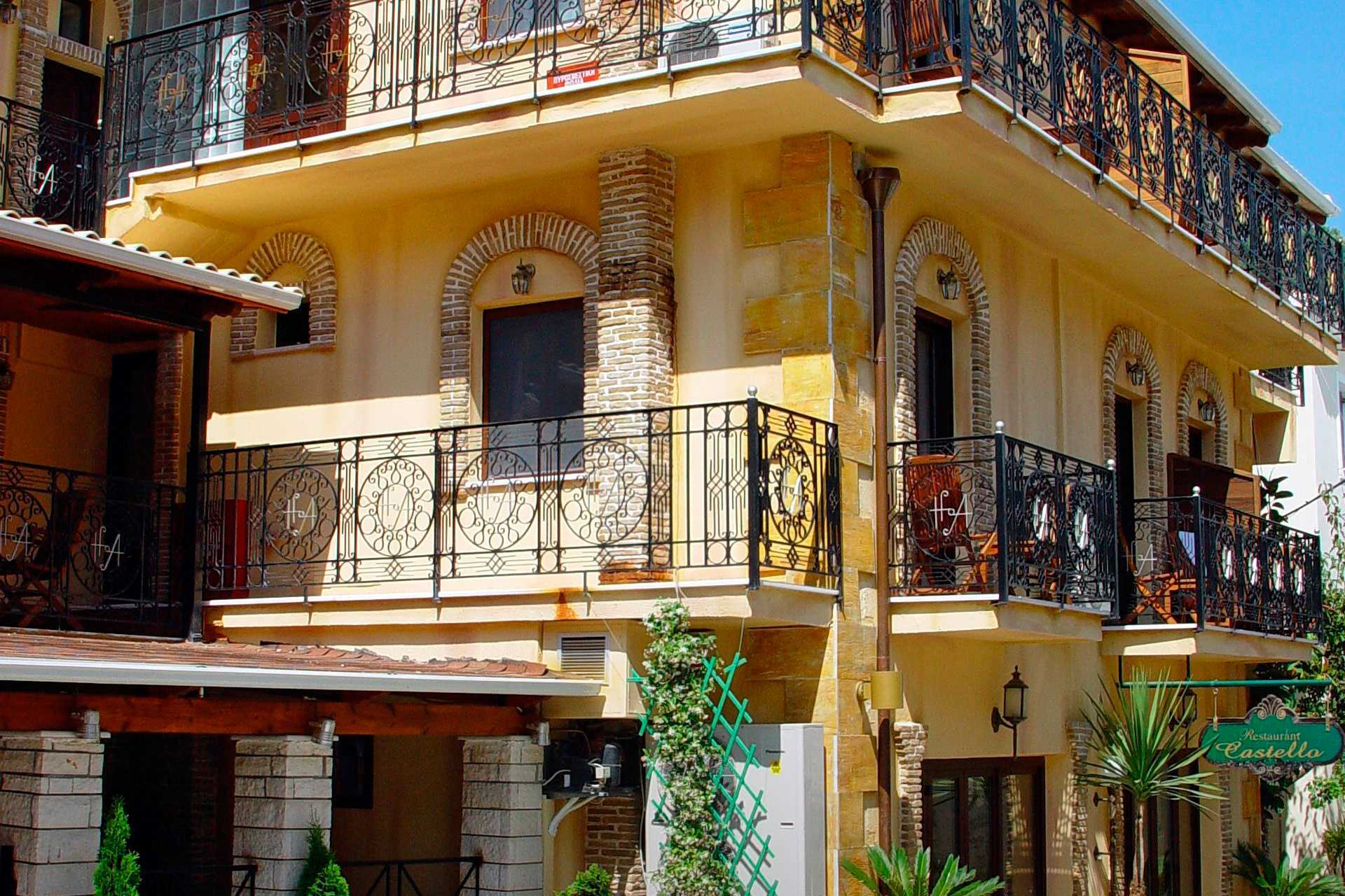 Hotell Acropol i Parga, Grekland.