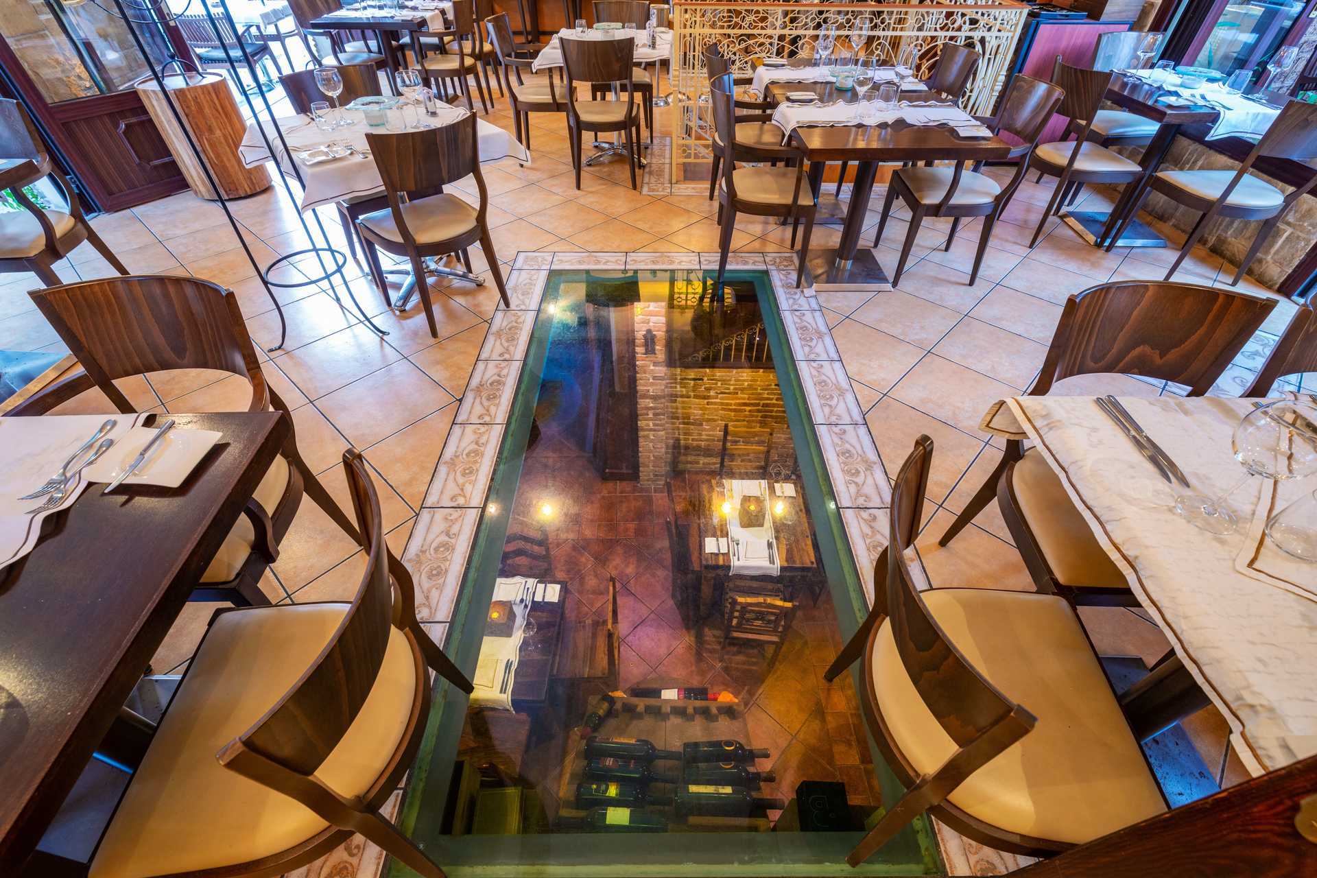 Restaurant Castello in het hotel Acropol in Parga, Griekenland.