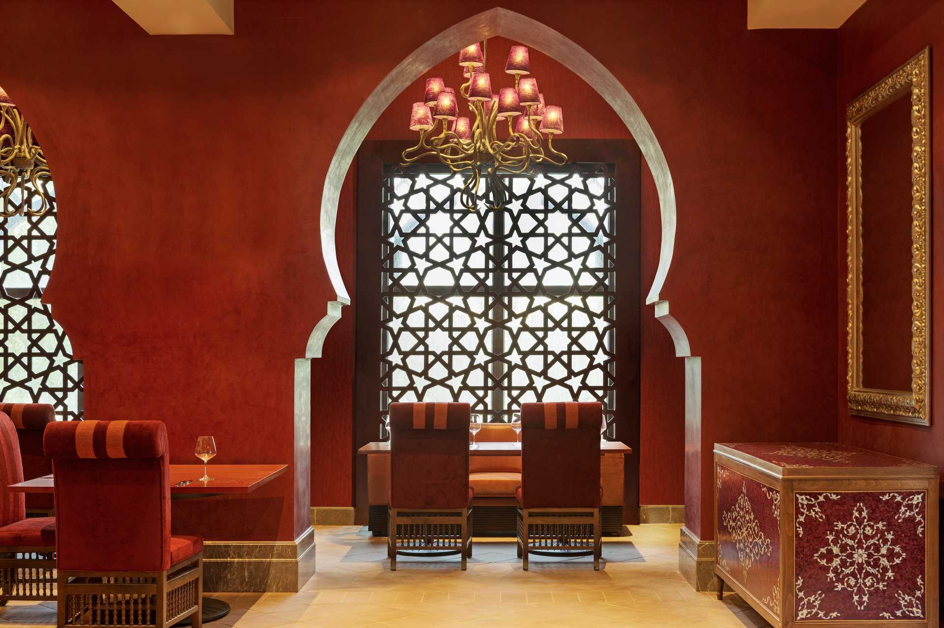 Lobby bij Ajman Saray, a Luxury Collection Resort in Ajman, Verenigde Arabische Emiraten.