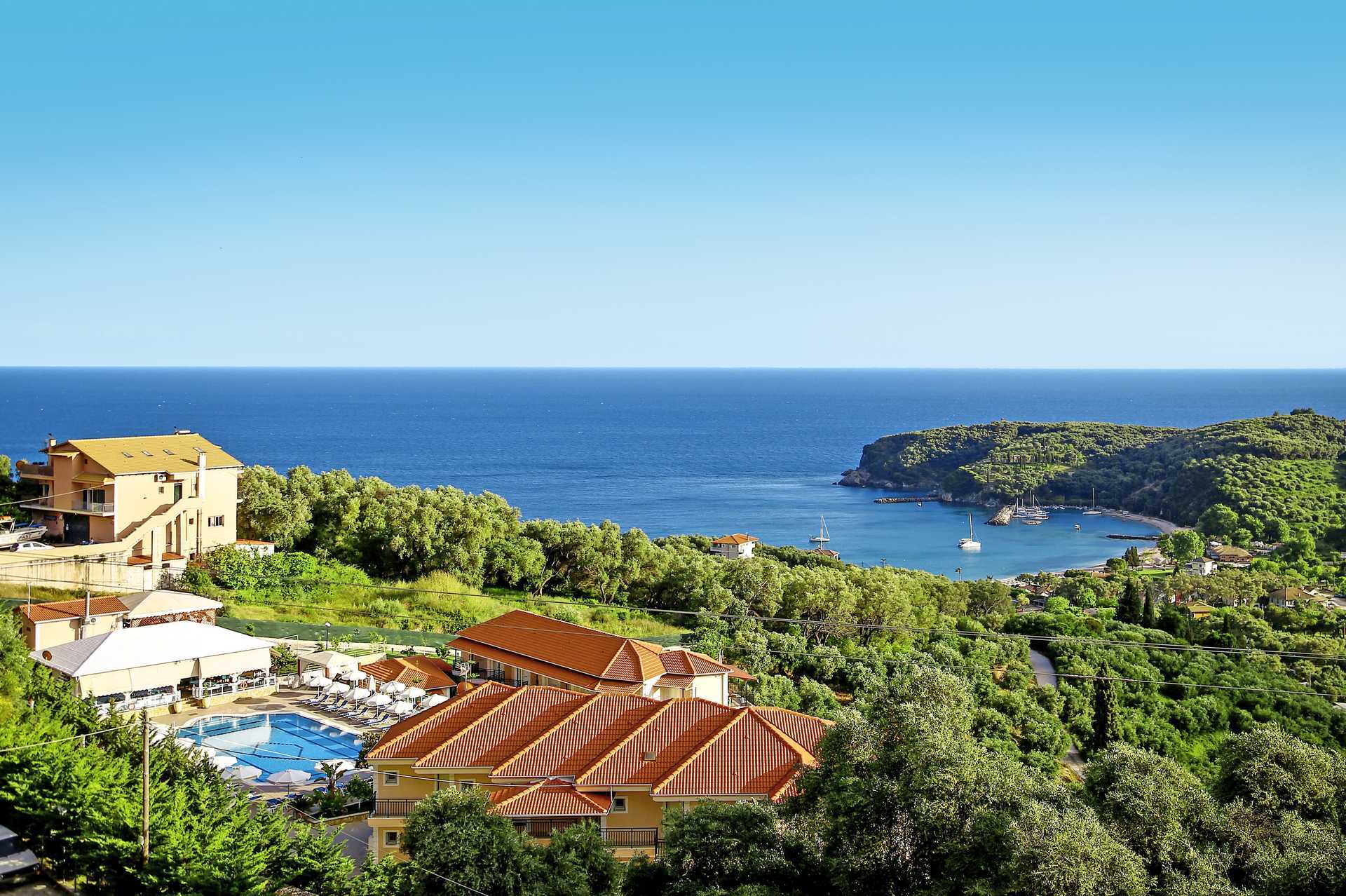 Hotel Alea in Parga, Griekenland.