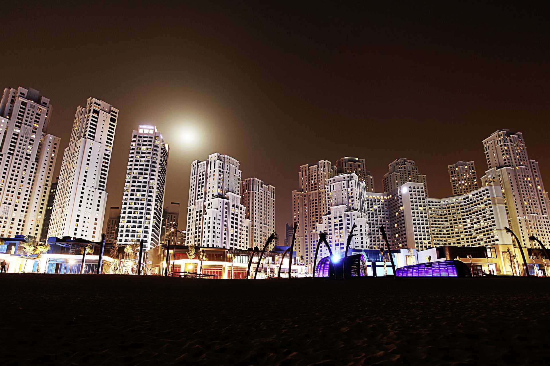 Hotel Amwaj Rotana Jumeirah Beach in Dubai, Verenigde Arabische Emiraten.