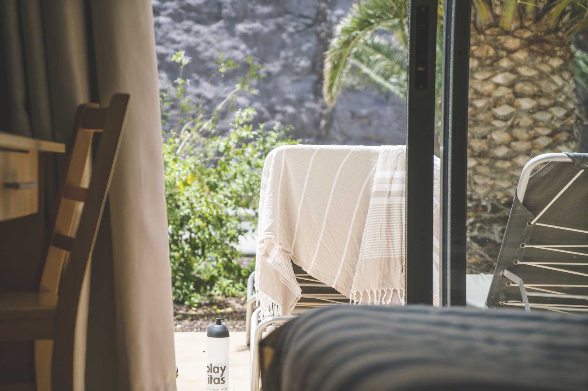 Appartementen met twee slaapkamers in het Playitas Annexe hotel op Fuerteventura.
