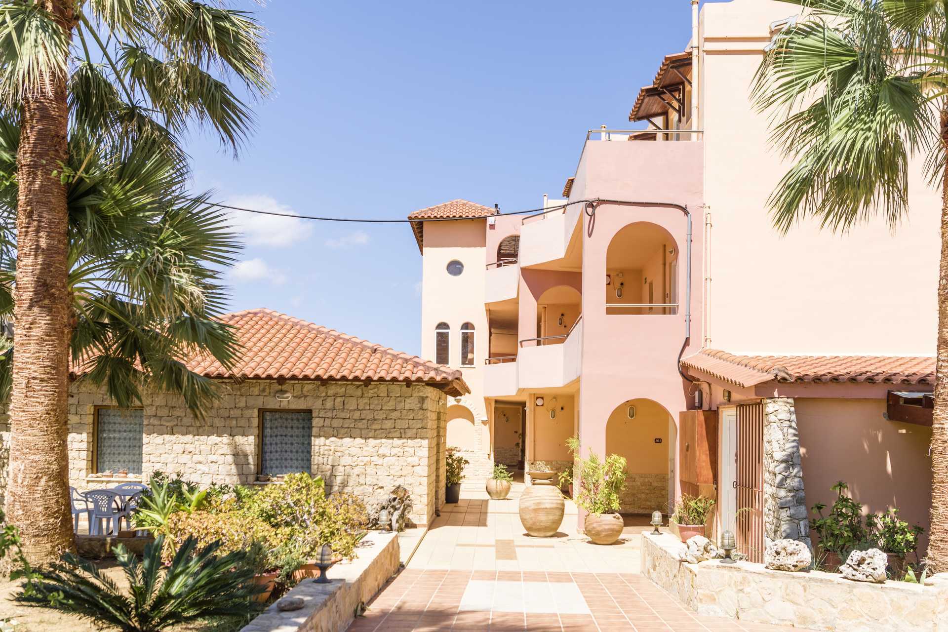 hotel Aquamar op Kreta, Griekenland.