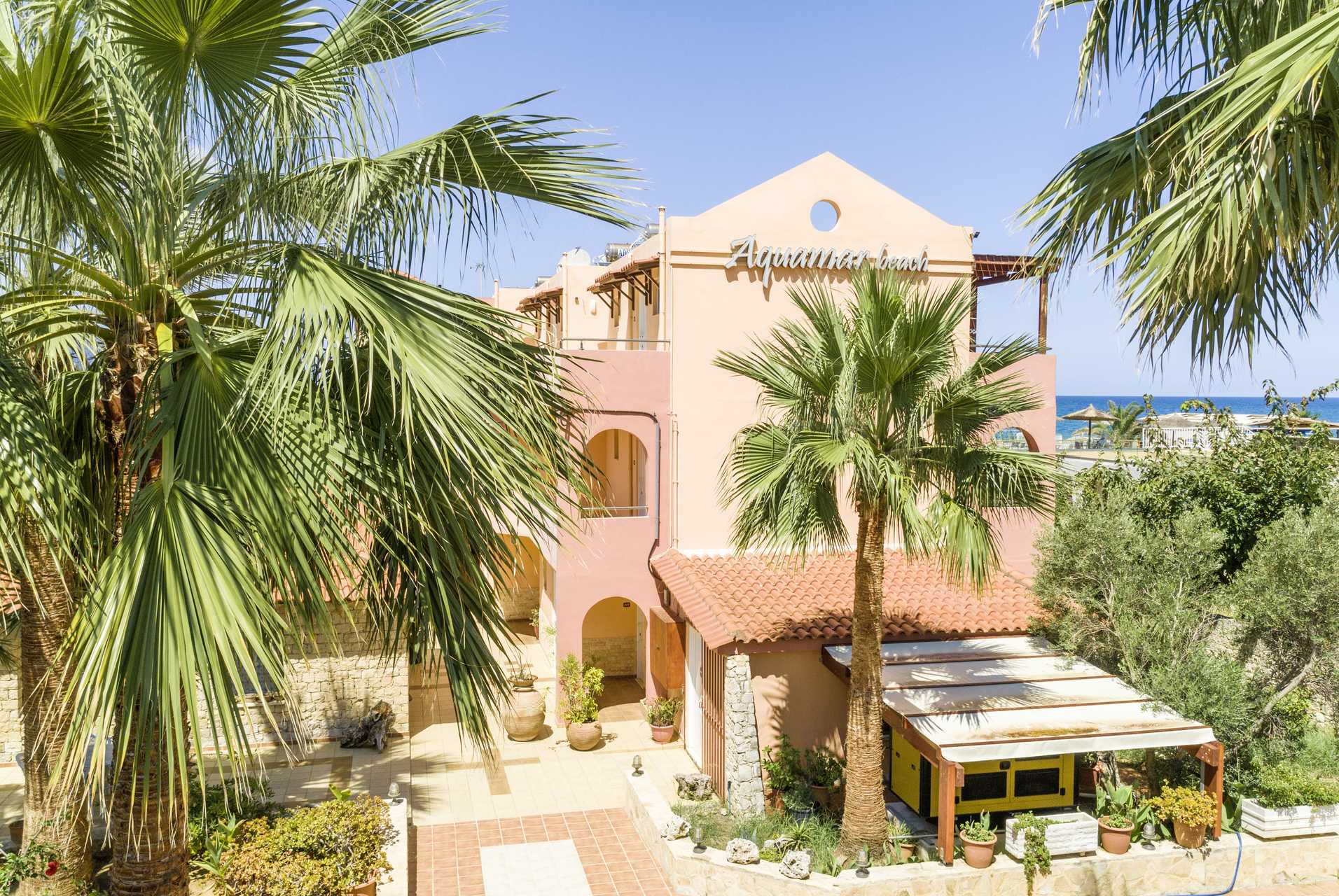 hotel Aquamar op Kreta, Griekenland.