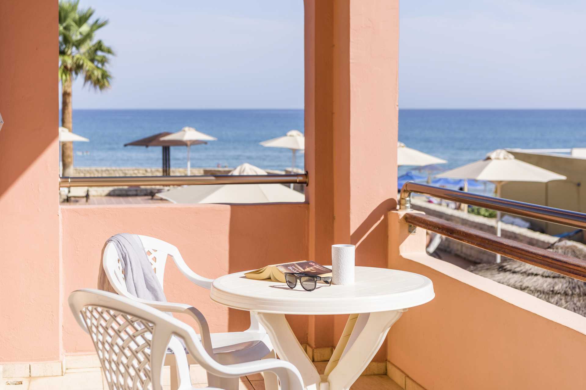 Familiekamer in Hotel Aquamar op Kreta, Griekenland.