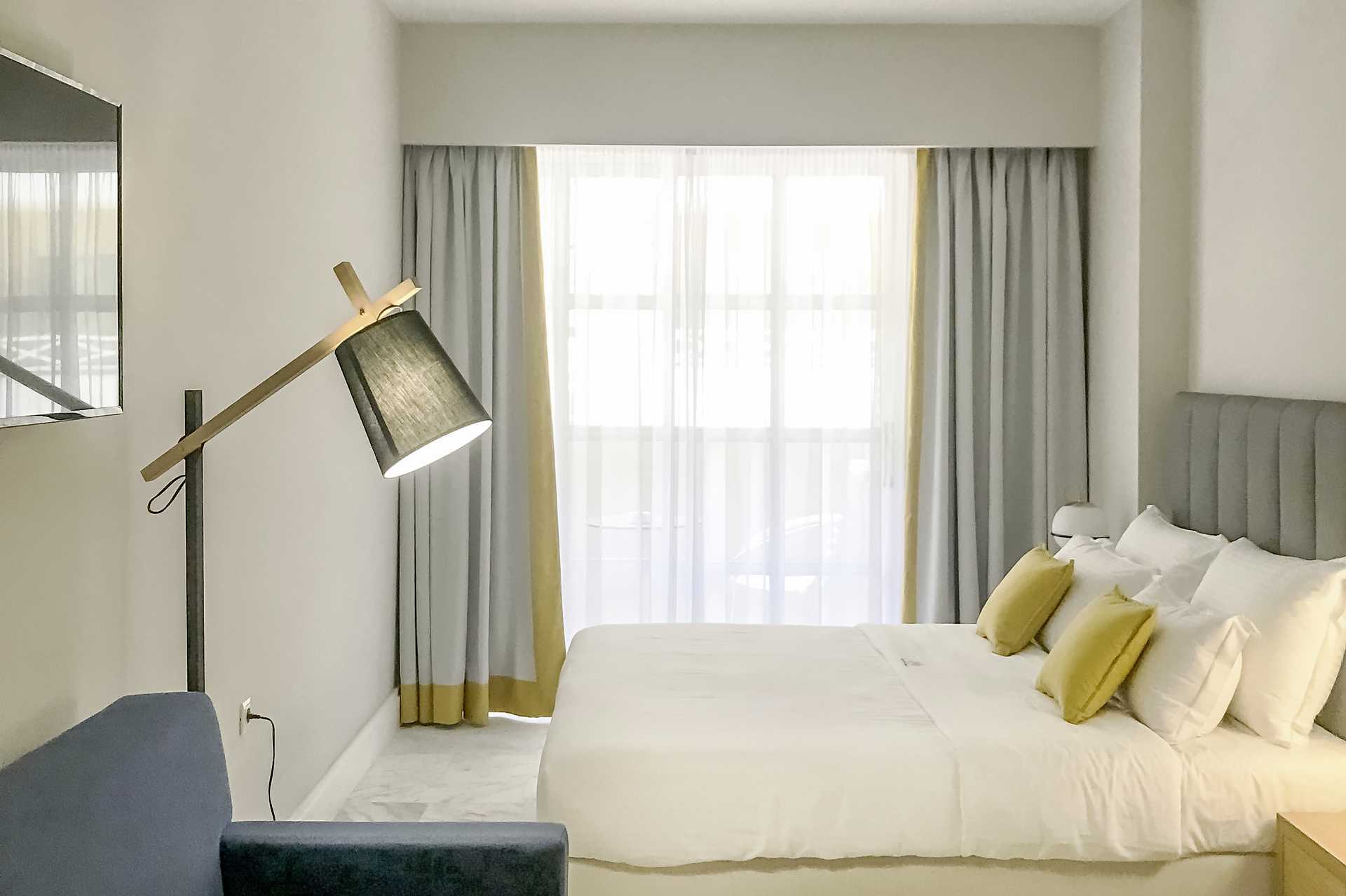Studio in het Aquarius hotel in Rethymnon, Kreta.