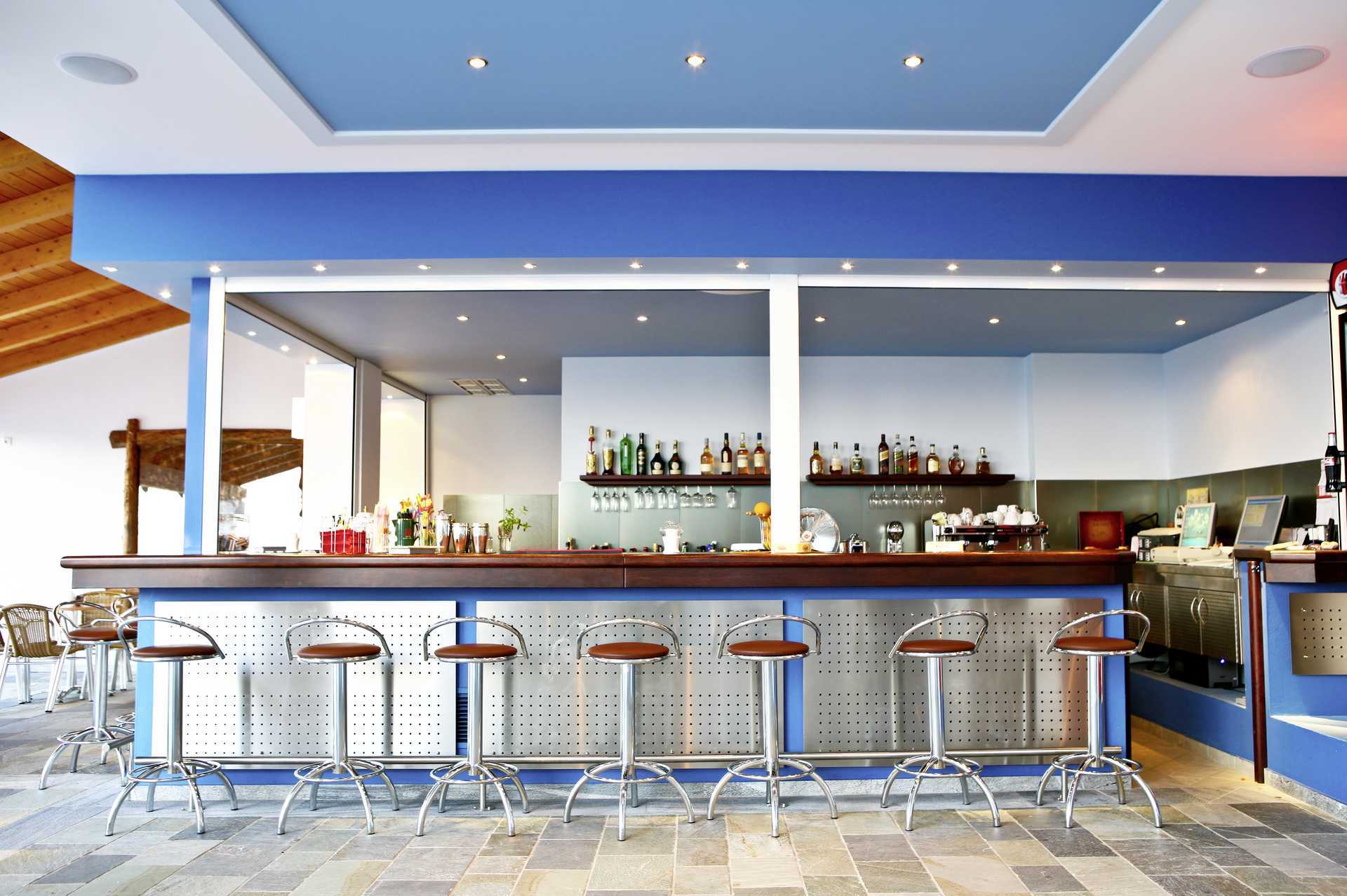 Bar bij hotel Arion in Kokkari, Samos.