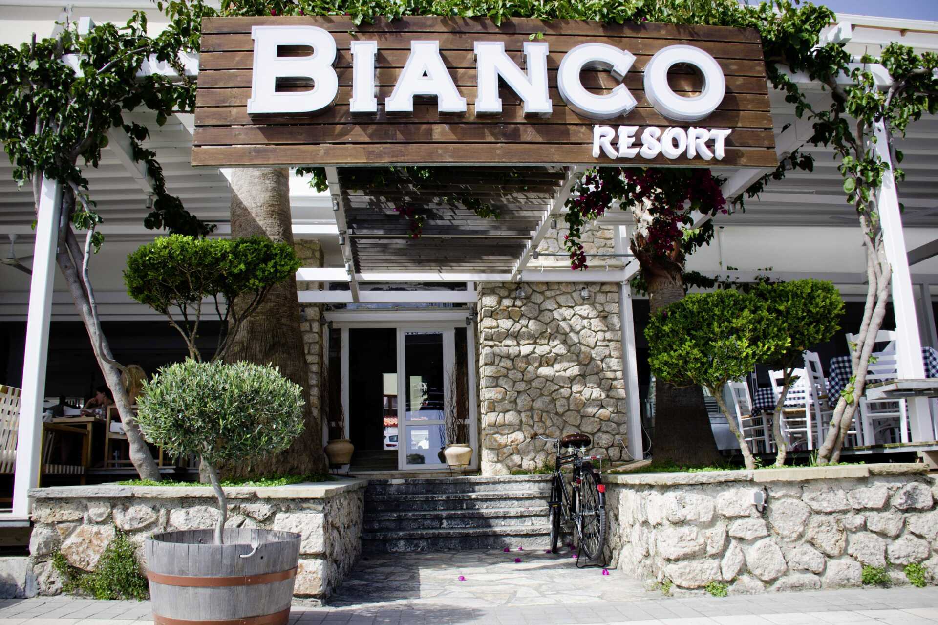 hotel Bianco in Parga, Griekenland.