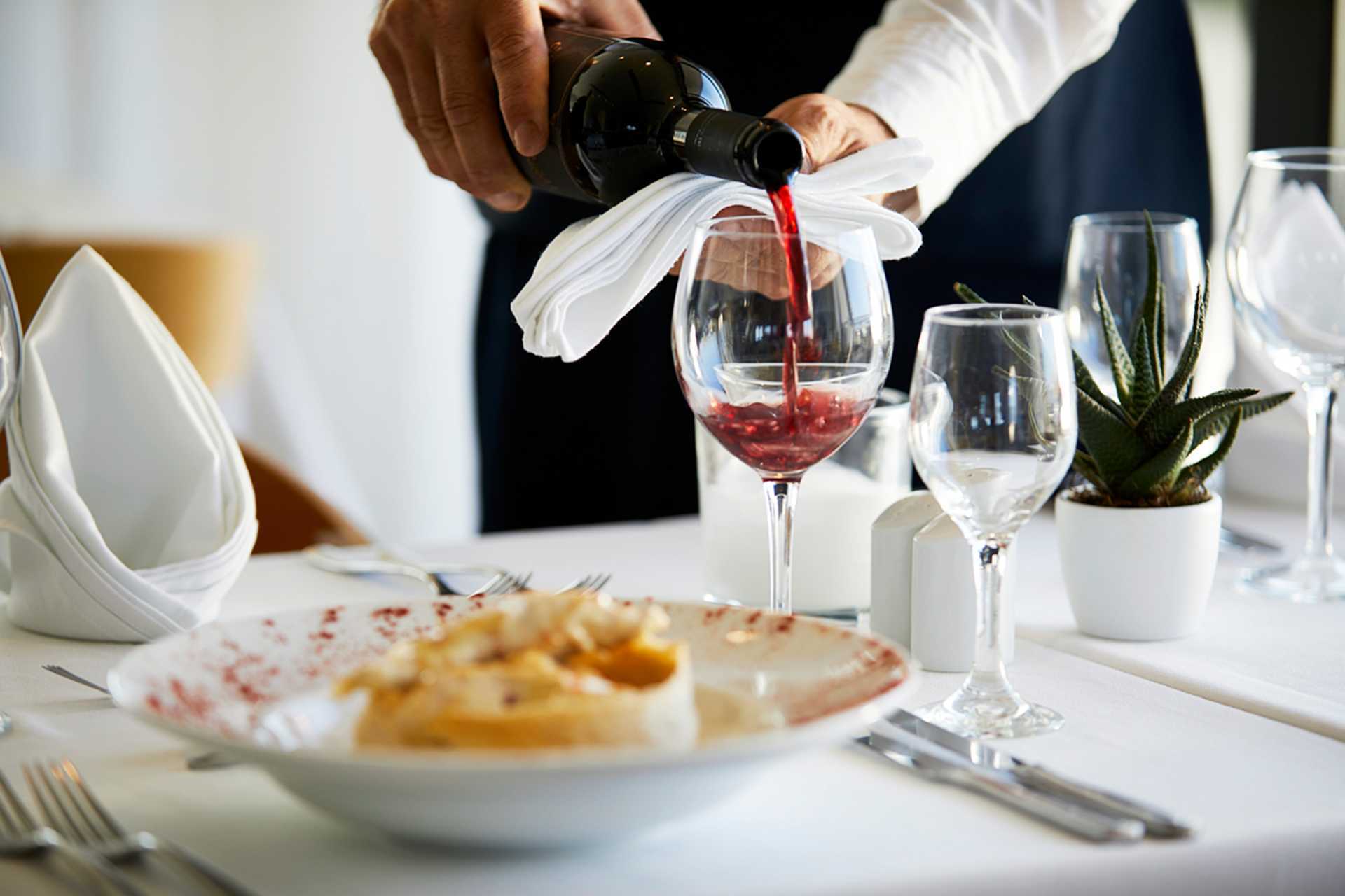 Restaurant bij hotel Cactus in Rhodos-stad, Griekenland.