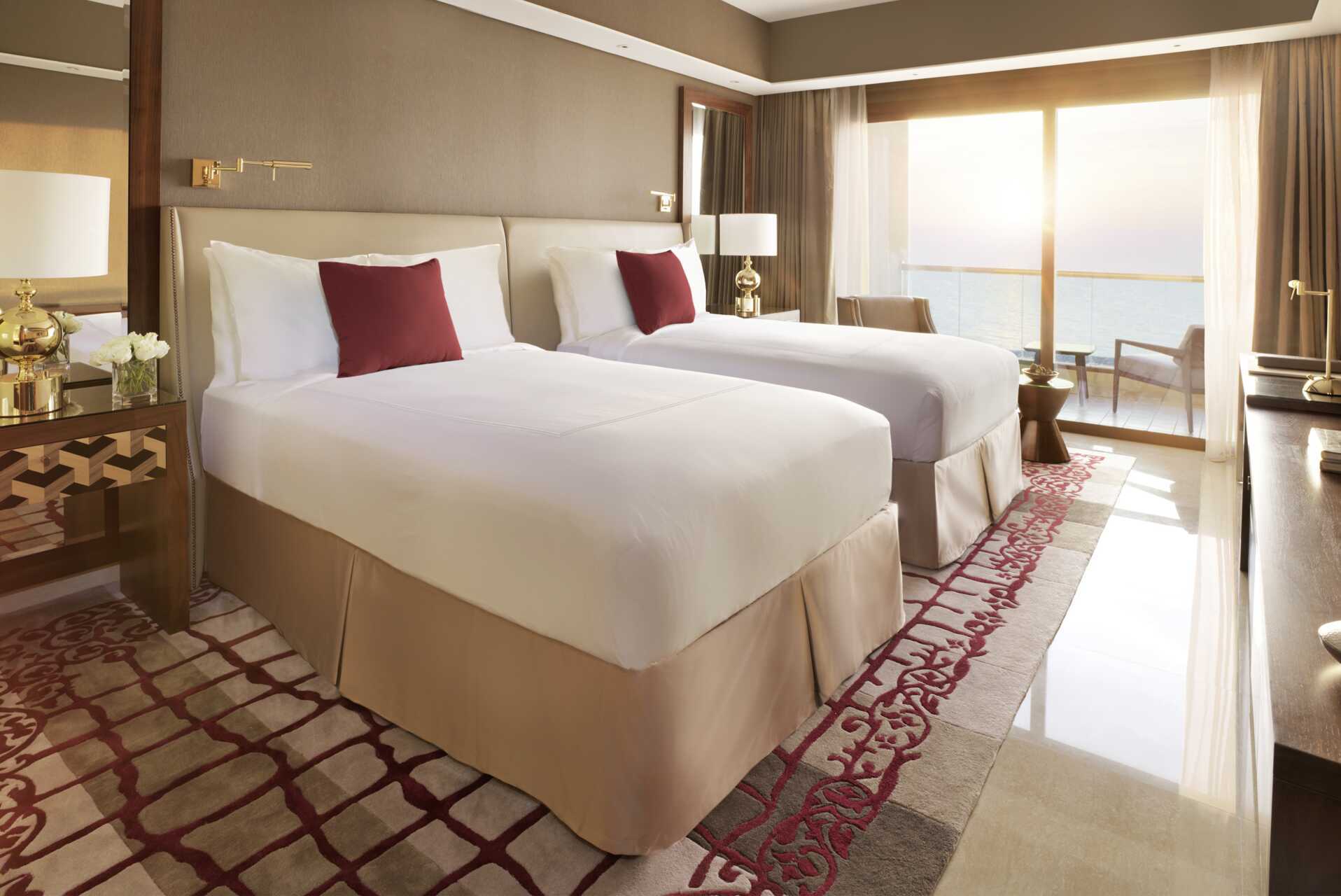 Deluxe Kamer in Fairmont Ajman.