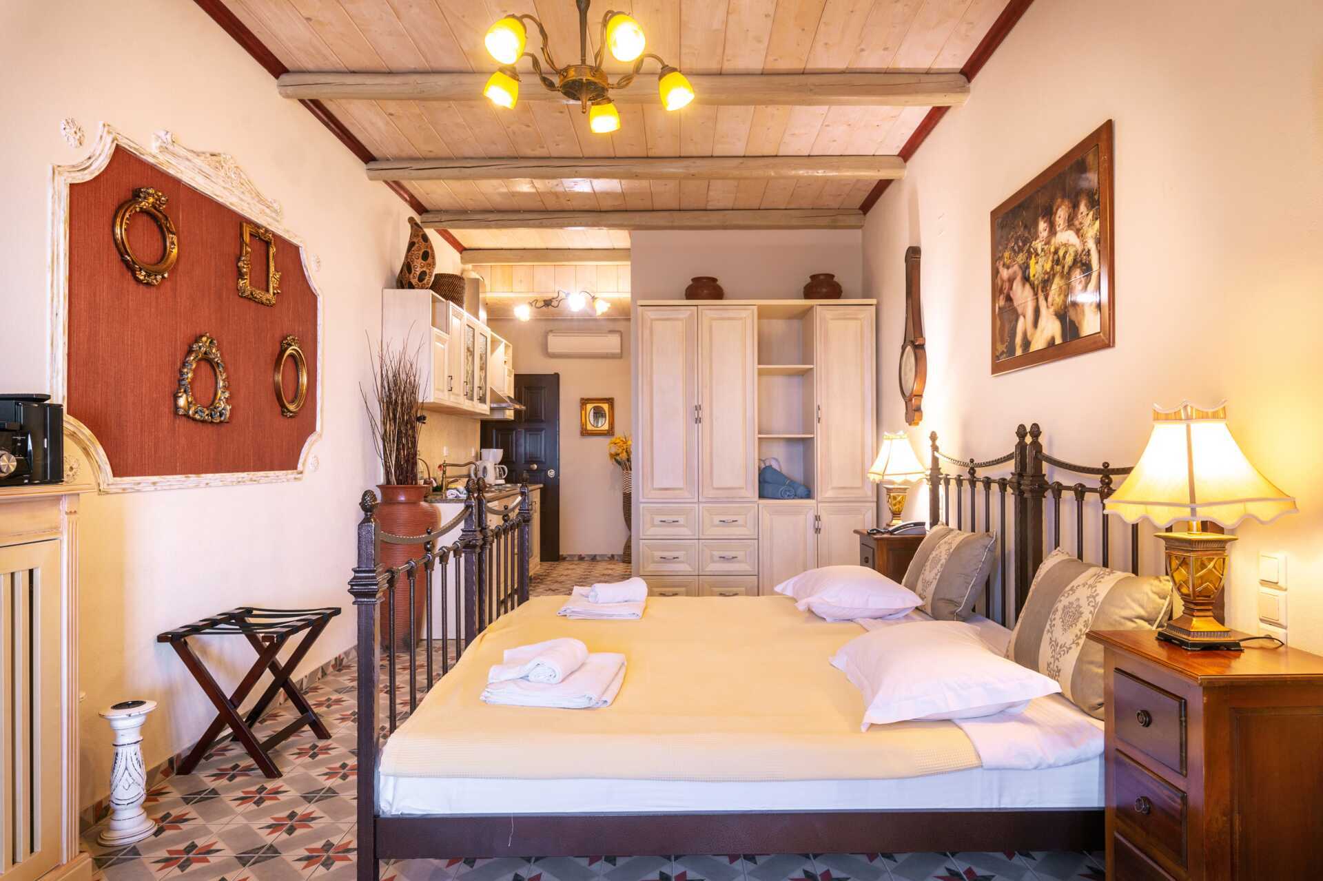 Deluxe suite in Hotel Panorama in Parga, Griekenland.