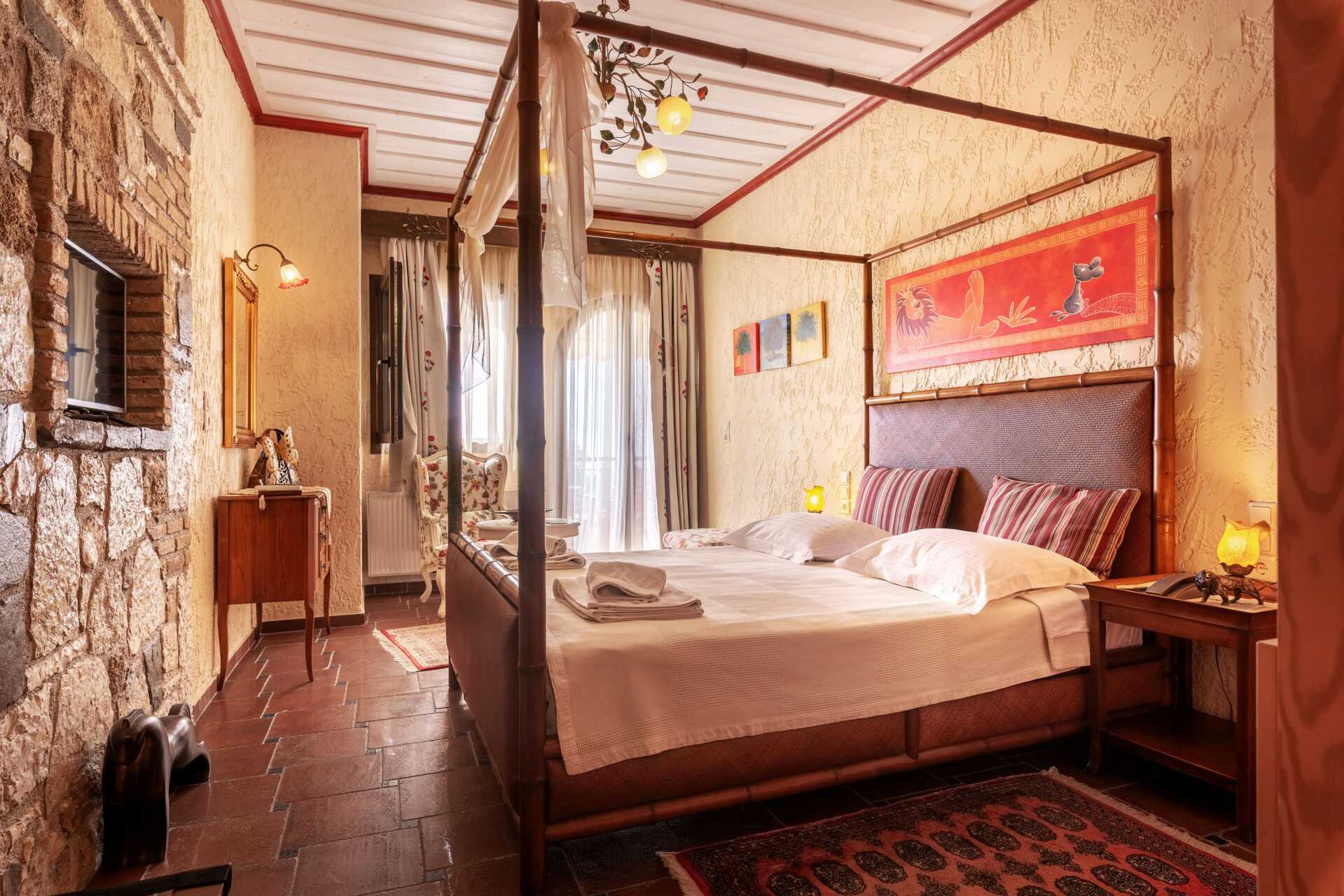 Deluxe suite in Hotel Panorama in Parga, Griekenland.