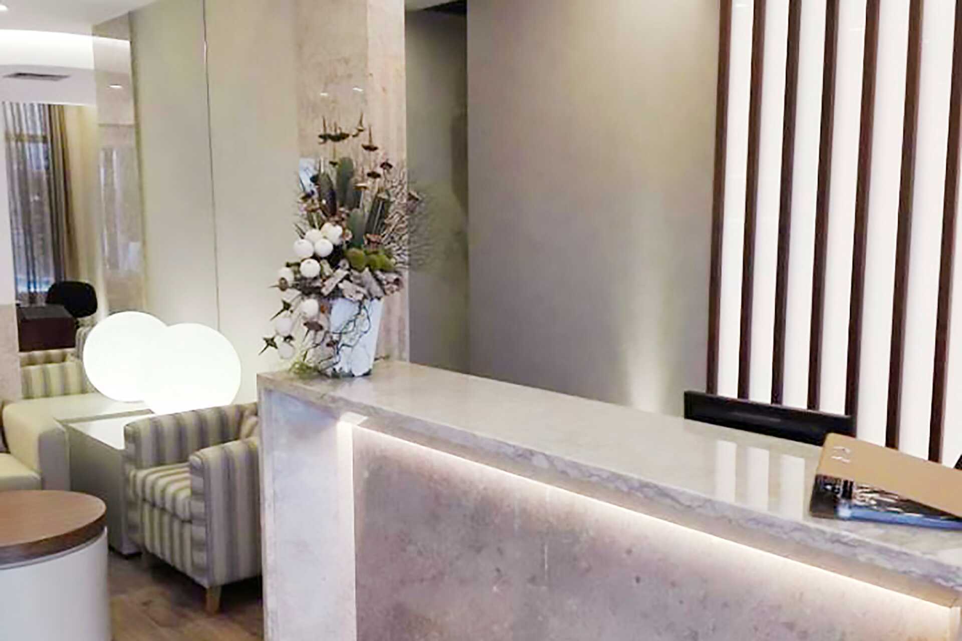 Lobby van Hotel Do Centro in Funchal, Madeira.