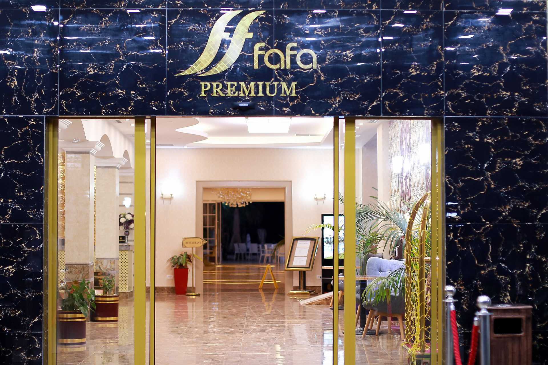 Hotel Fafa Premium aan de Rivièra van Durrës in Albanië.
