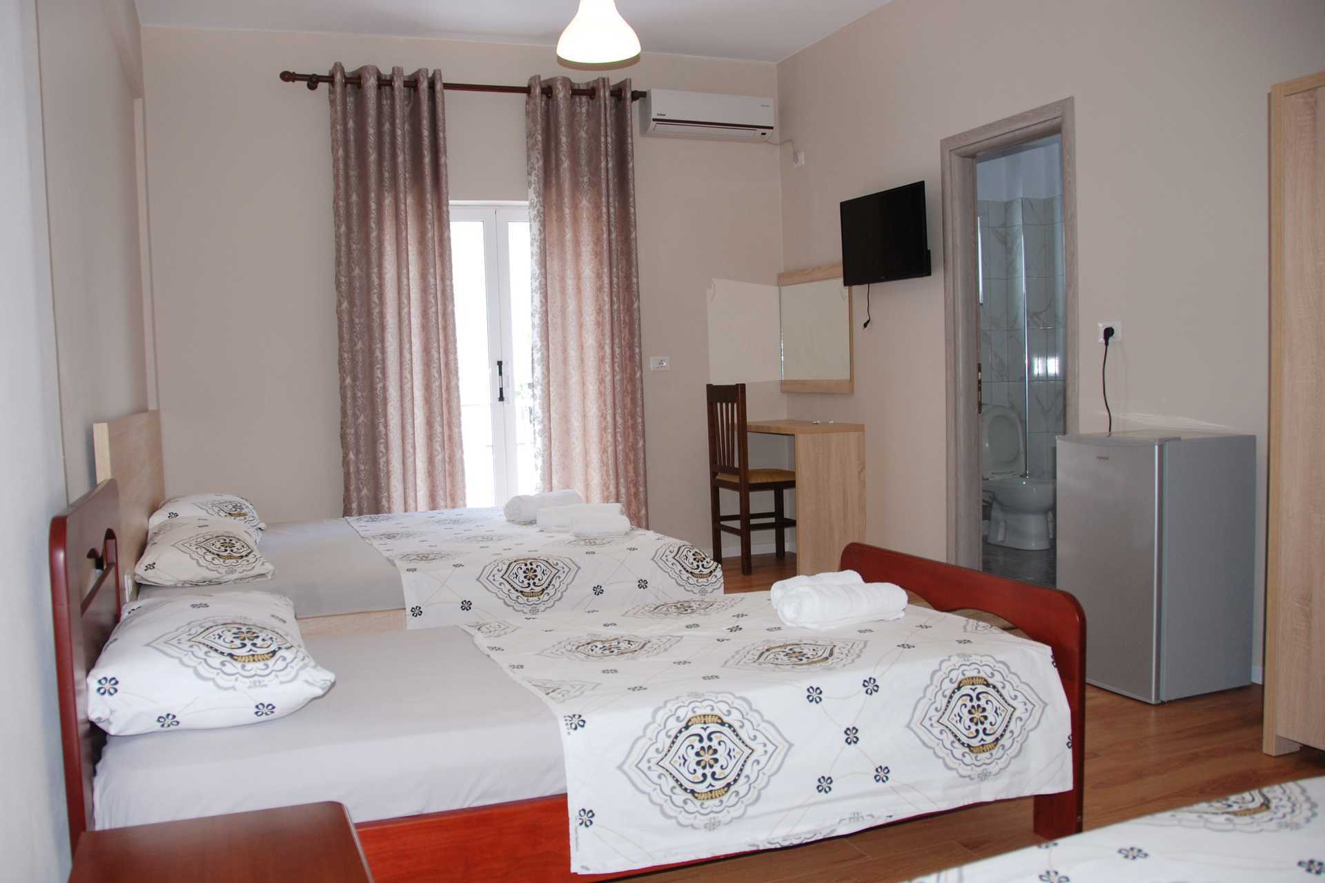 Familiekamer in hotel in Edola in Saranda, Albanië.