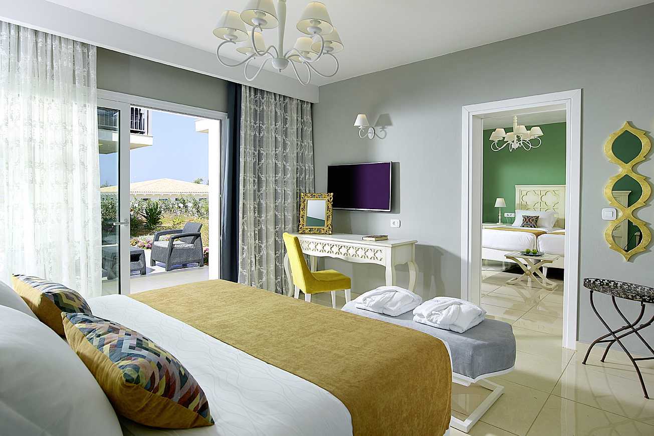 Familiekamer op Anemos Luxury Grand Resort in Georgiopolis op Kreta.
