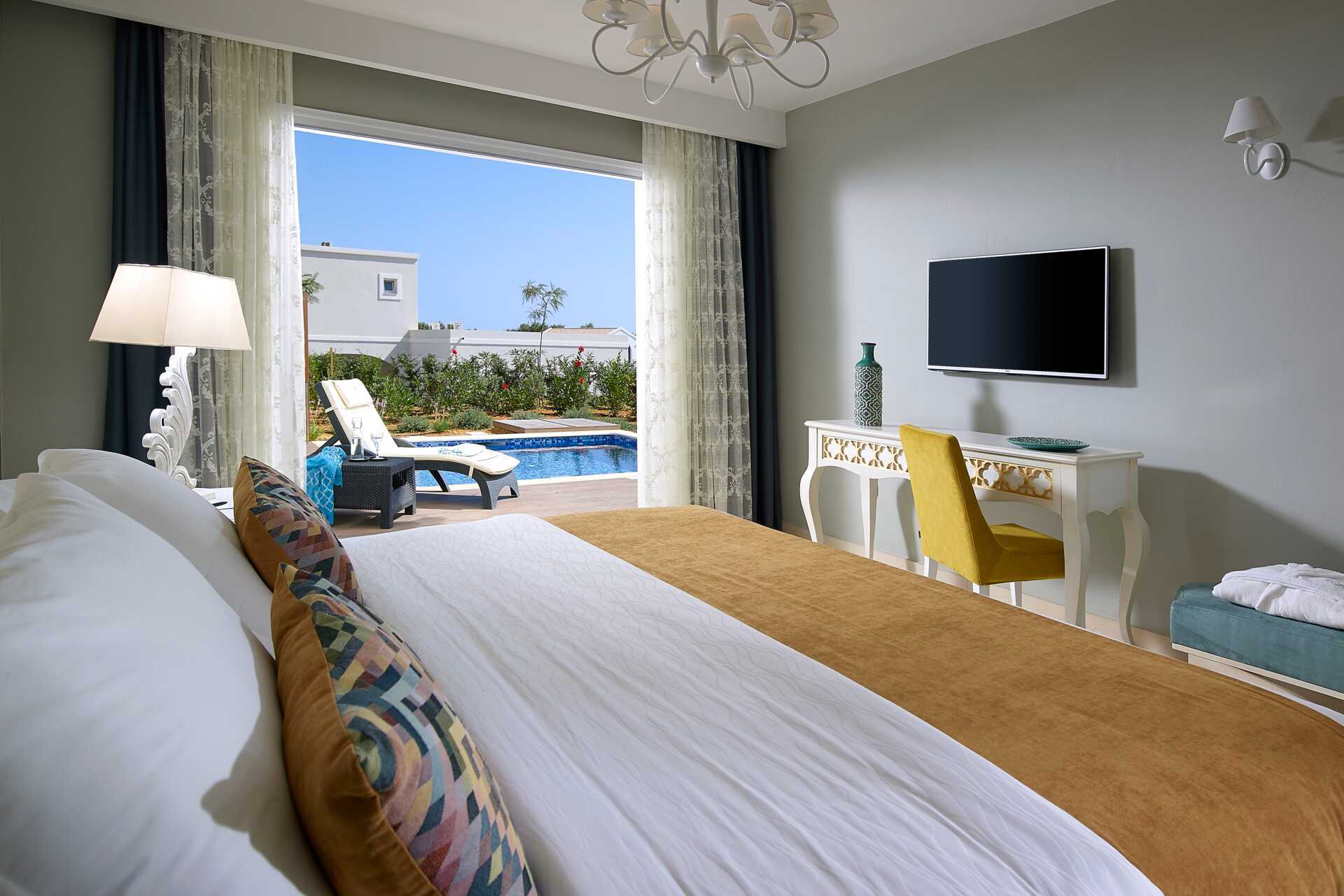 Familiekamer op Anemos Luxury Grand Resort in Georgiopolis op Kreta.