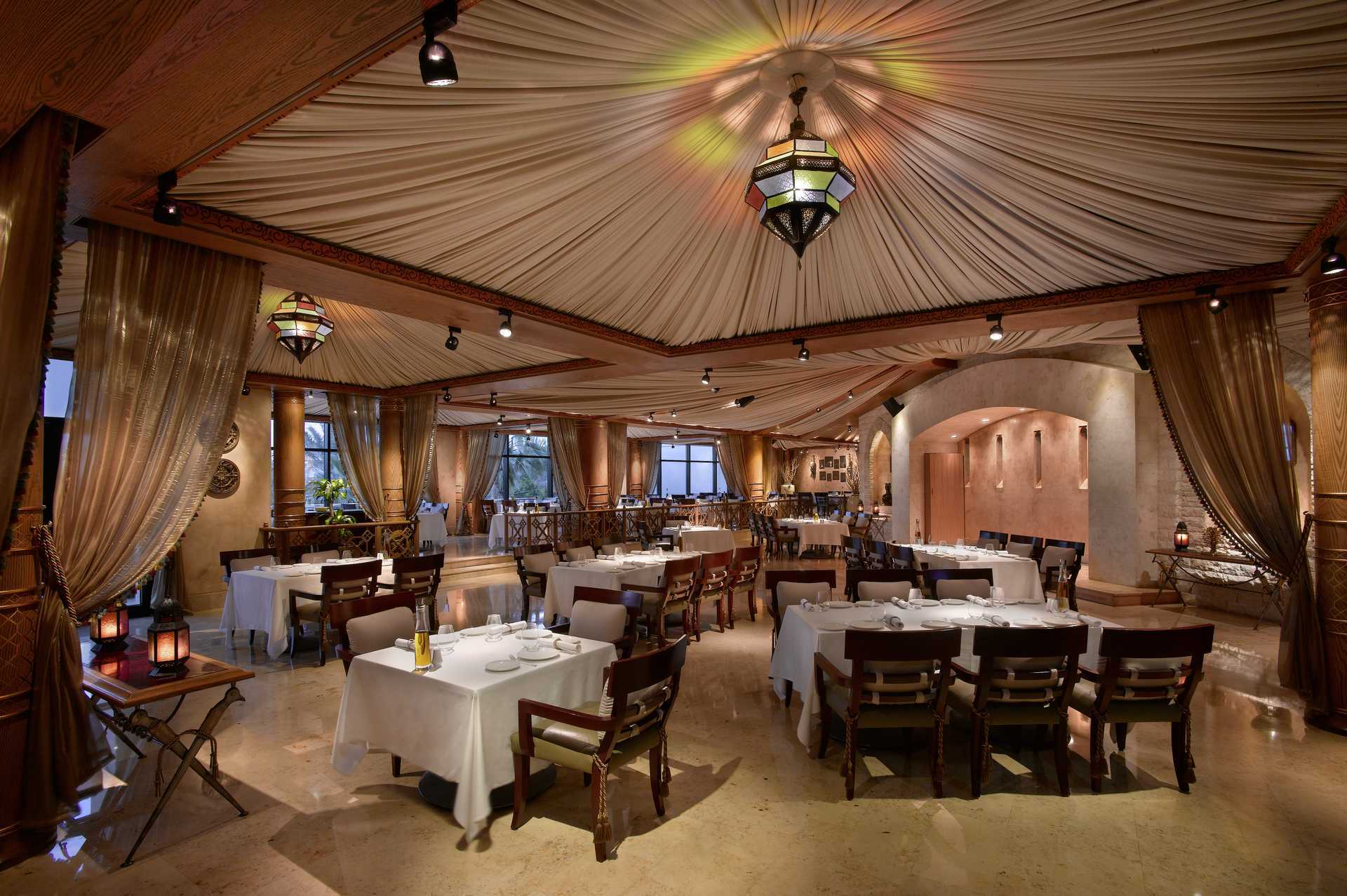 Restaurant Awtar in het Grand Hyatt-hotel, Dubai.