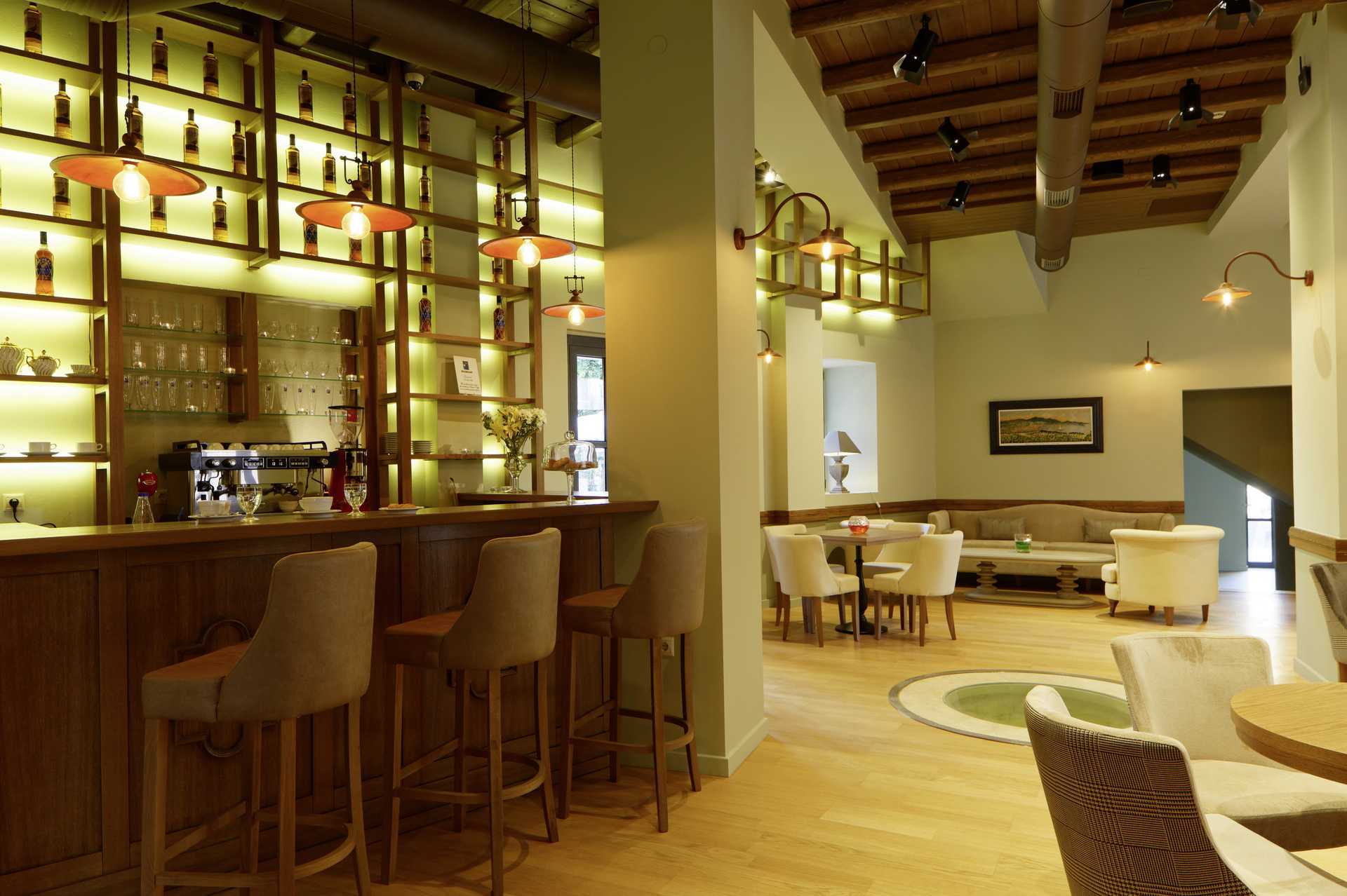 Bar bij hotel Ionia Suites in Rethymnon op Kreta.