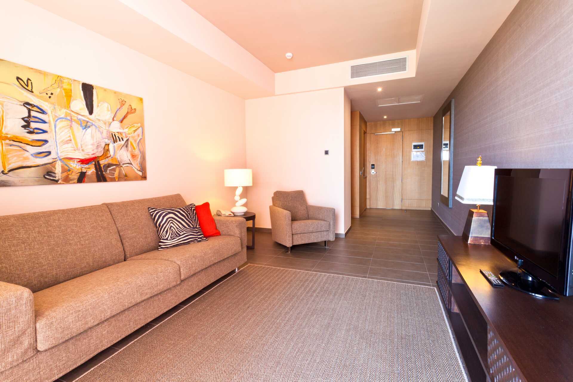 Junior suite in het Lopesan Baobab Resort in Meloneras, Gran Canaria.