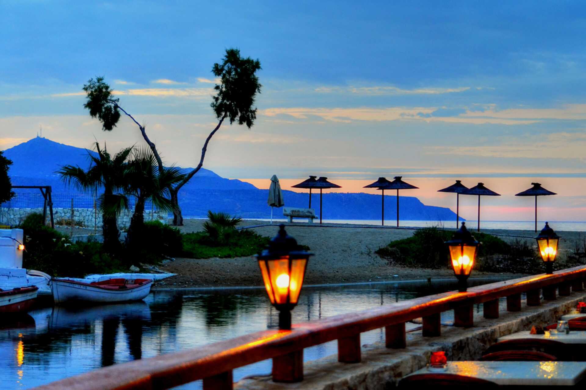 hotel Kalives Beach op Kreta, Griekenland.