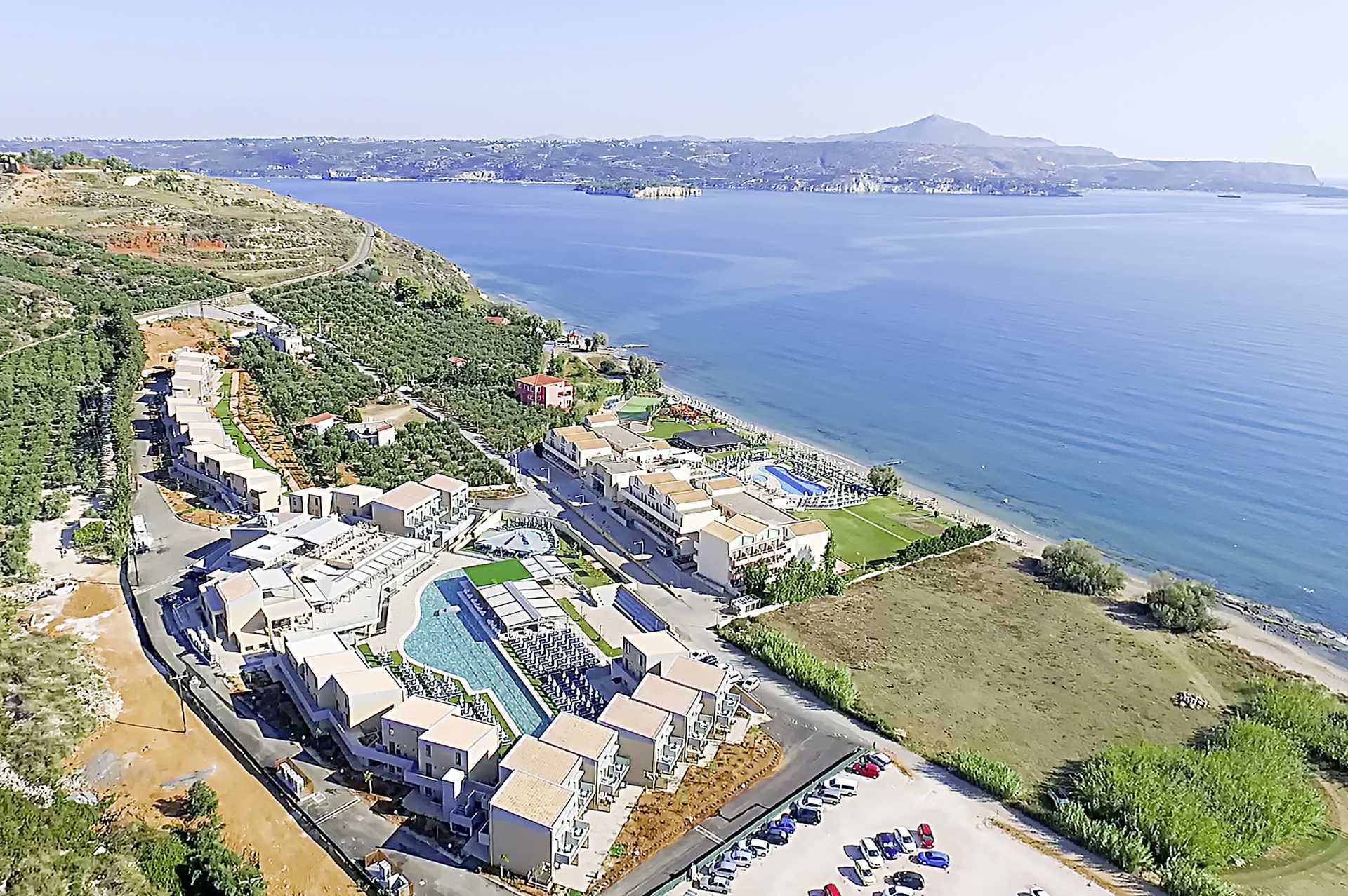 hotel Kiani Beach Resort op Kreta, Griekenland.