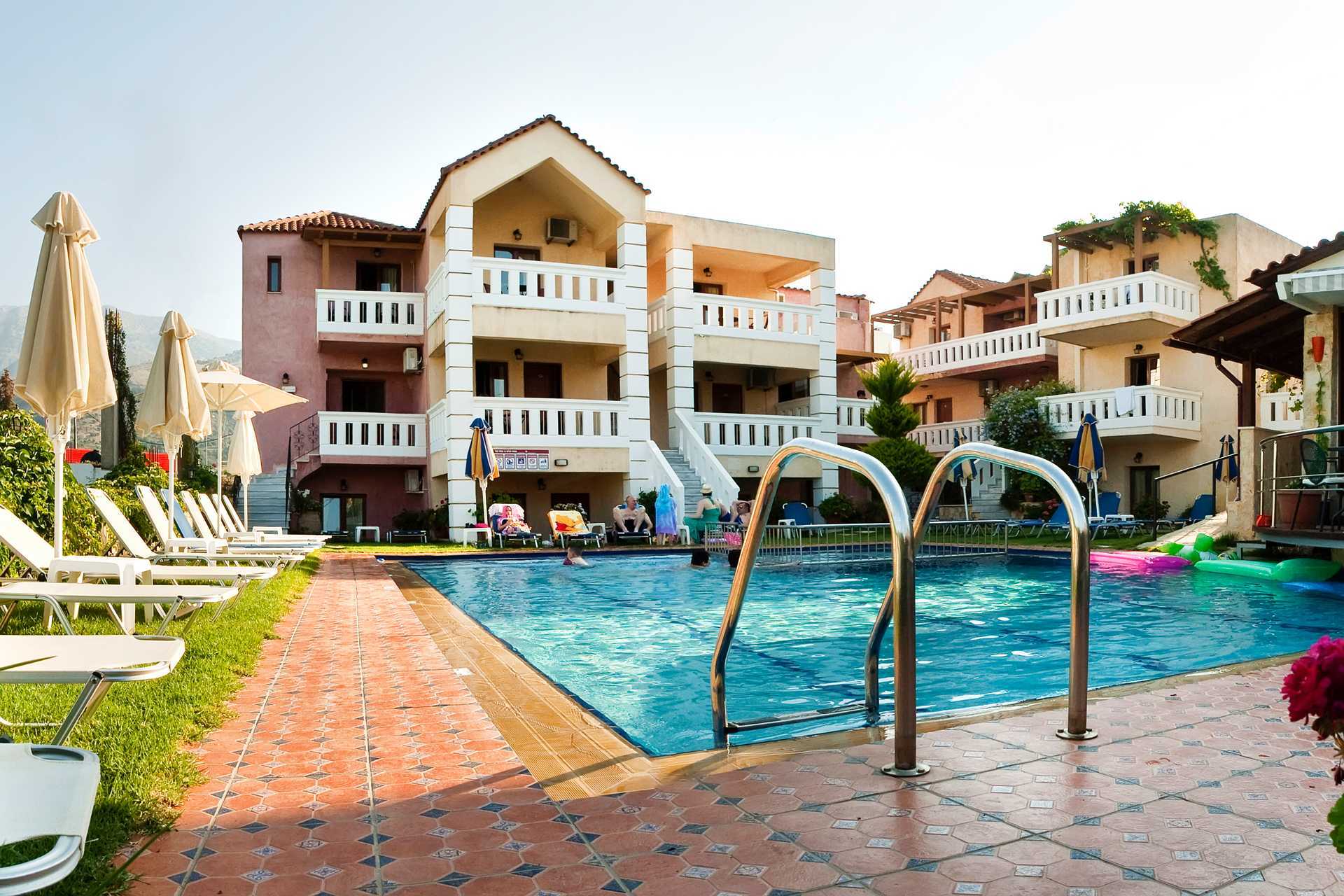 Hotel Kokalas Resort in Georgiopolis op Kreta, Griekenland.