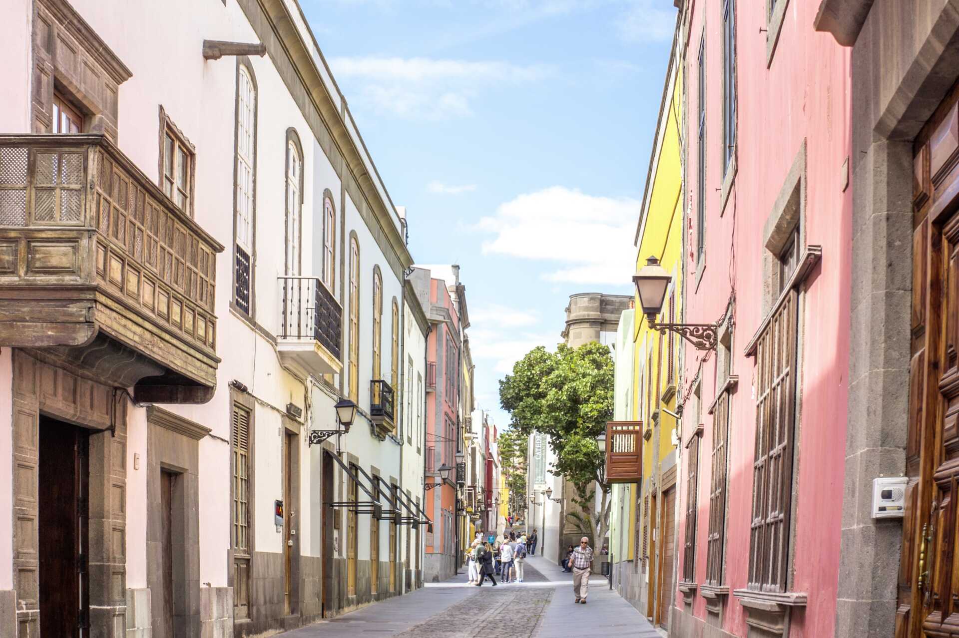 Slenter door gezellige straatjes in Las Palmas.