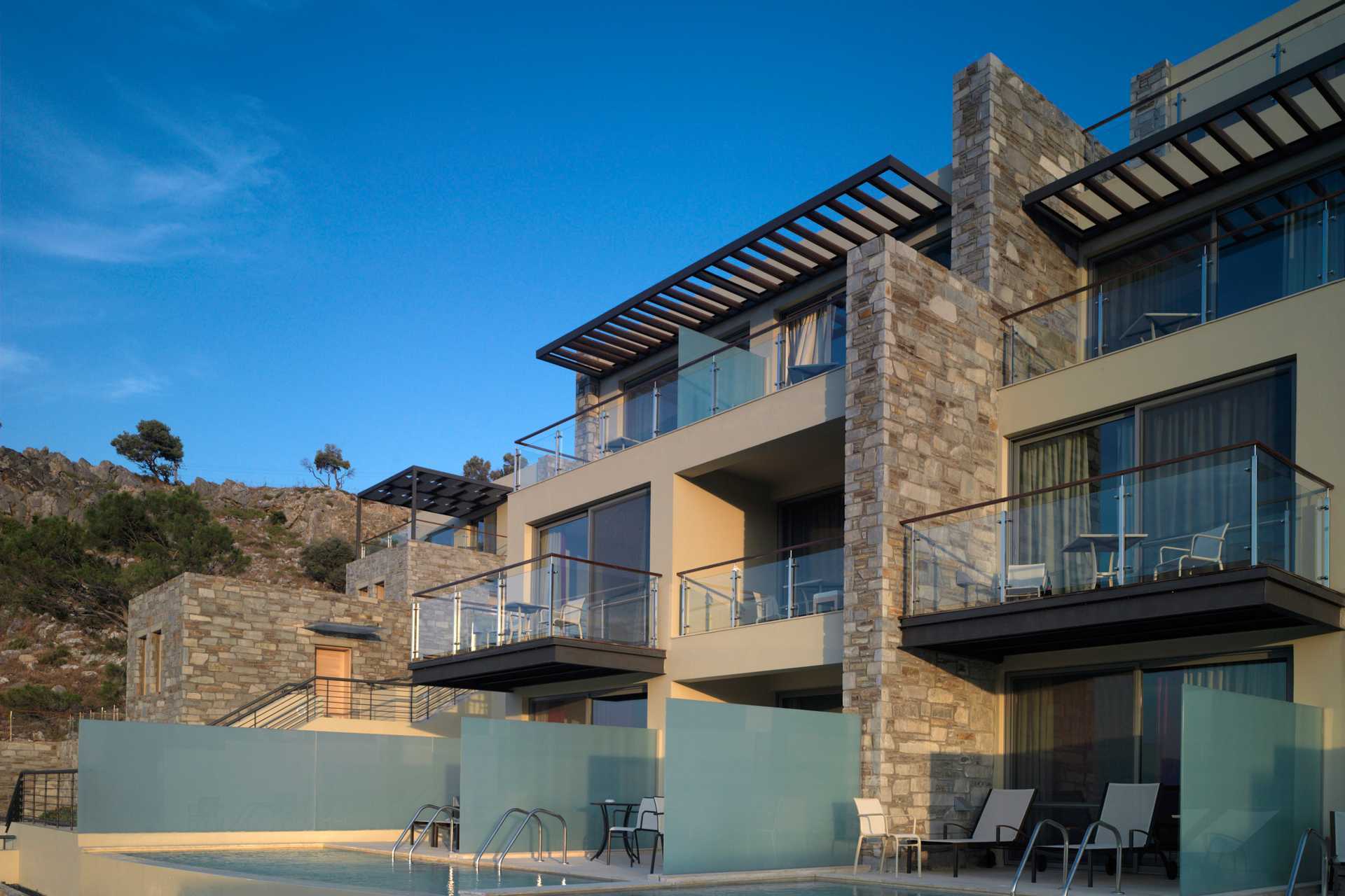 Kamer met gedeeld zwembad