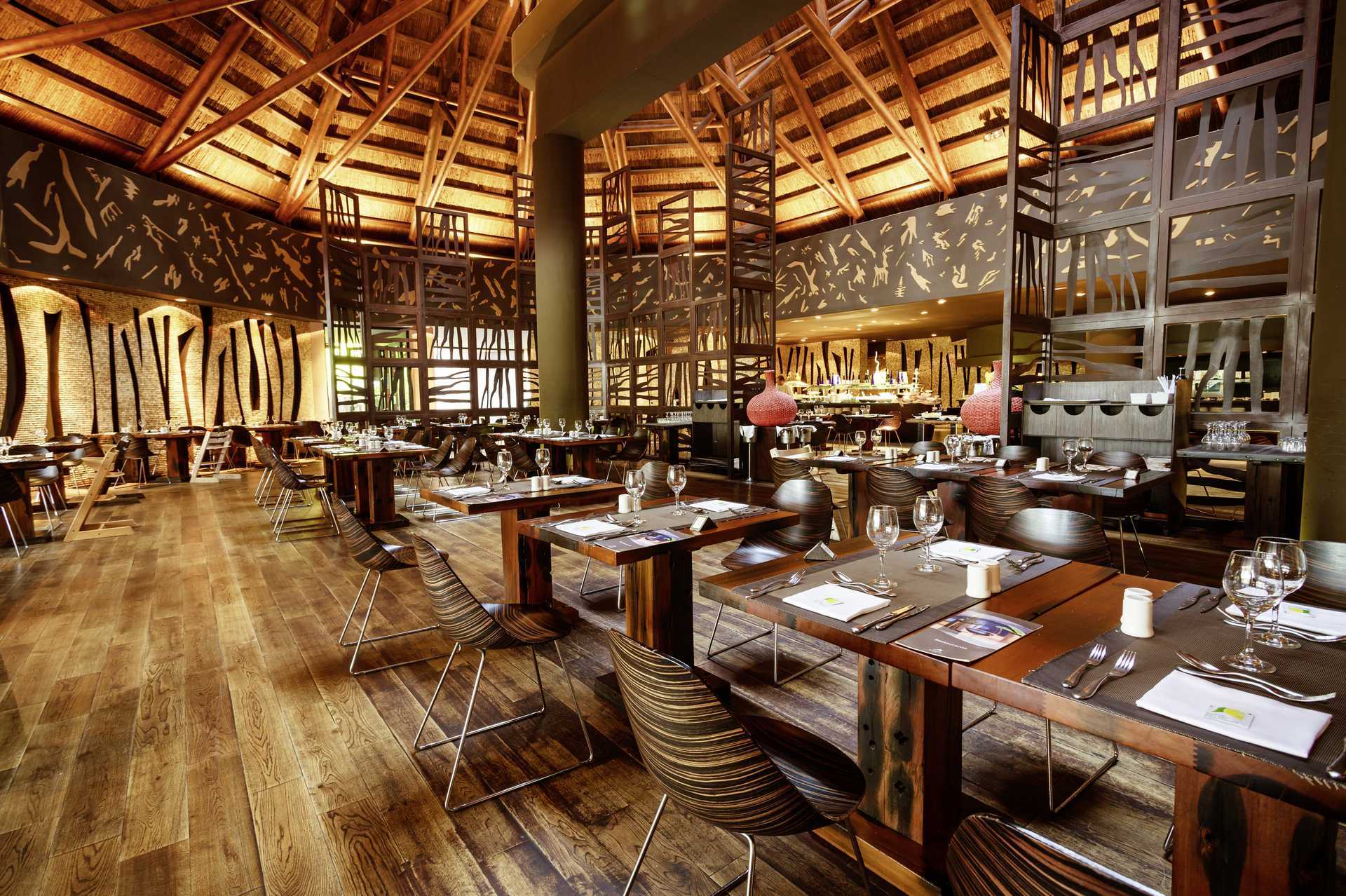 Het Marula-buffetrestaurant in het Lopesan Baobab Resort in Meloneras.