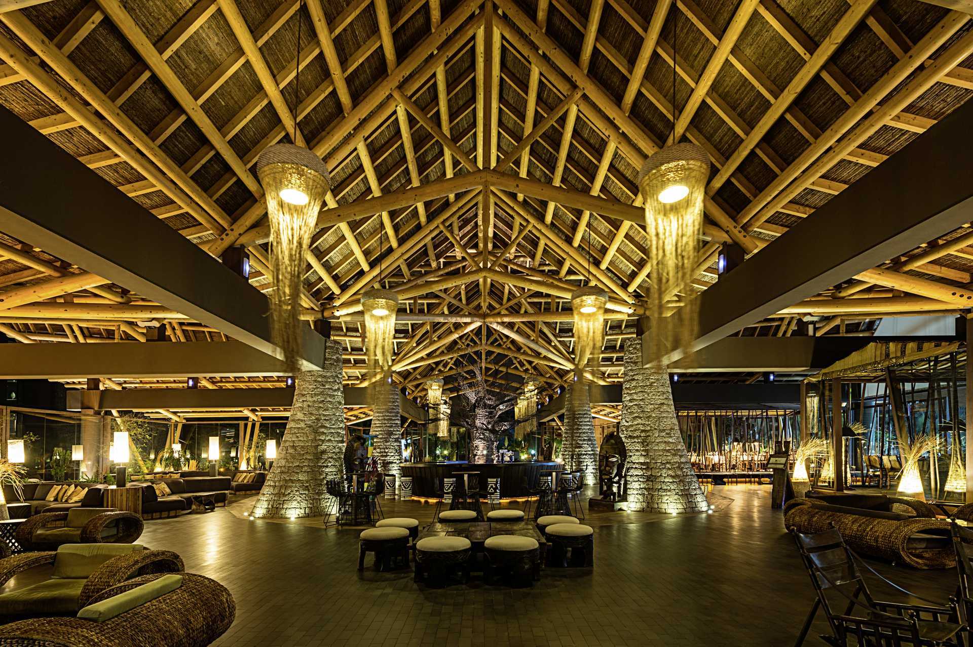 R. Burton-bar in het Lopesan Baobab Resort in Meloneras, Gran Canaria.