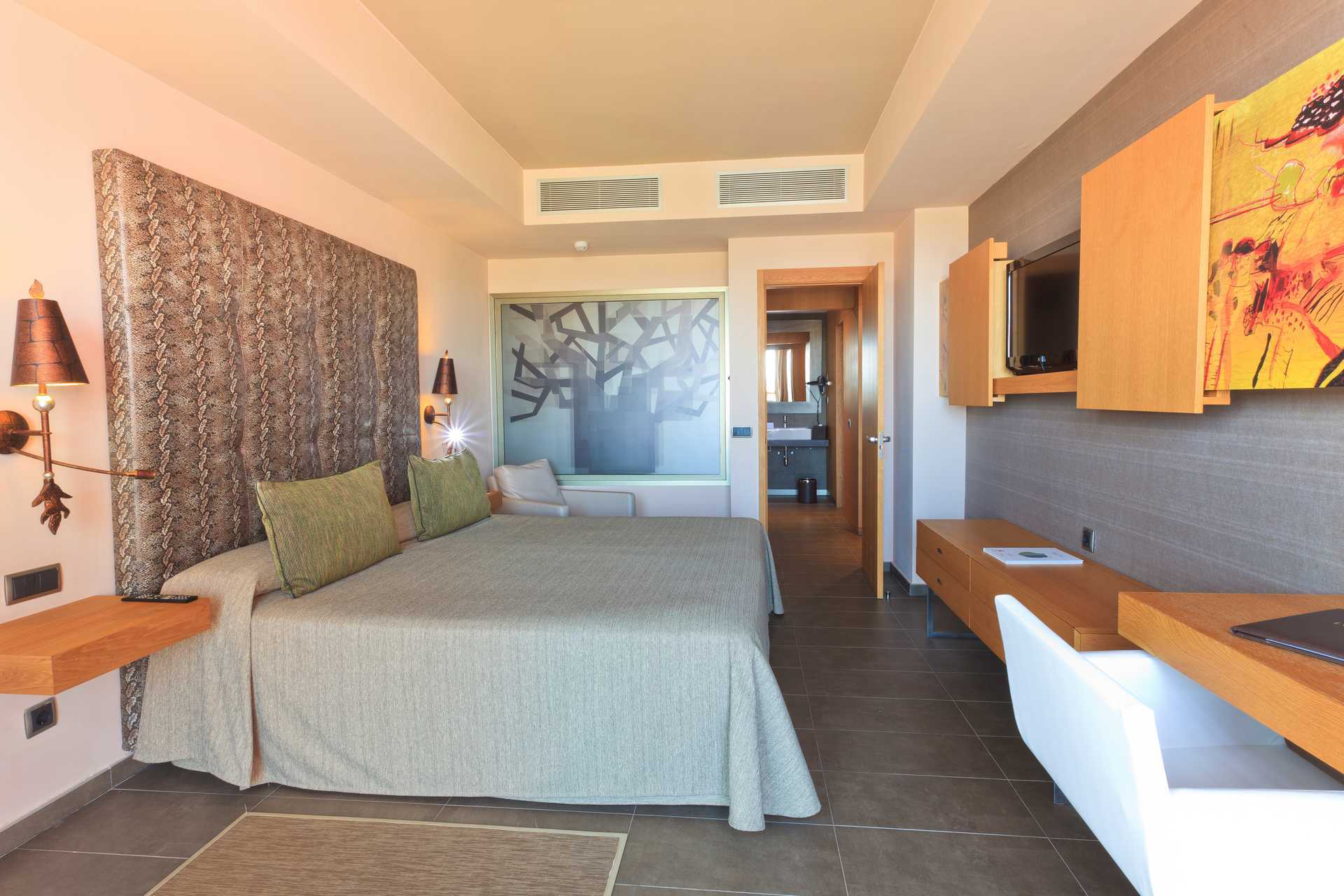 Junior suite in het Lopesan Baobab Resort in Meloneras, Gran Canaria.