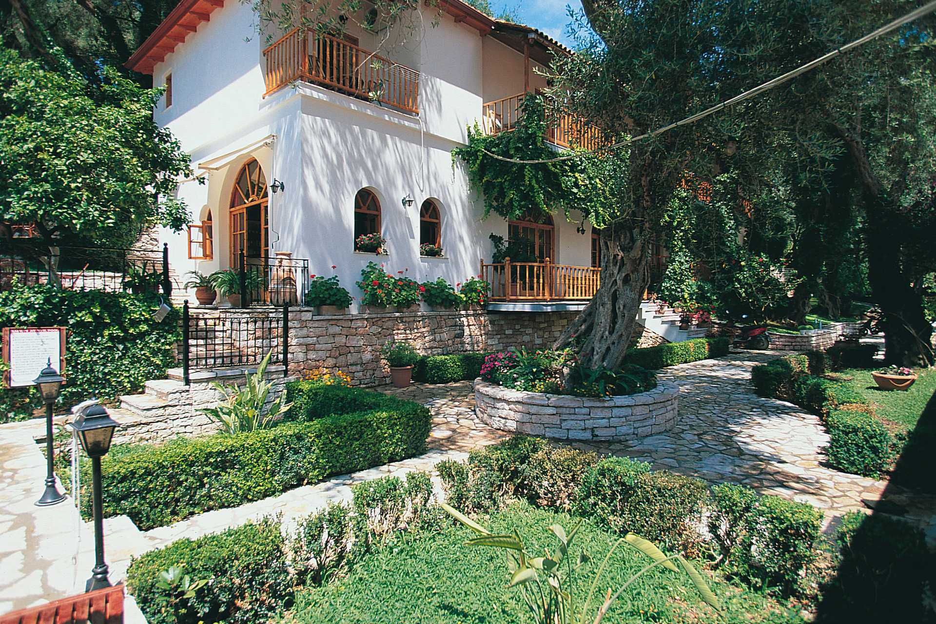 Hotel Magda's in Parga, Griekenland.