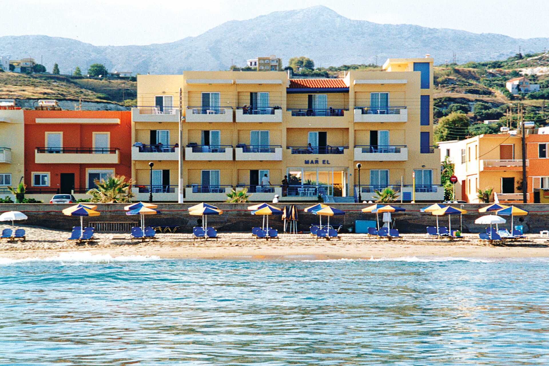 Hotel Marel in Rethymnon, Kreta.