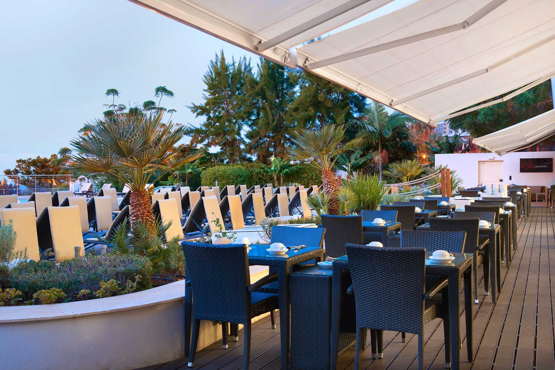 Restaurant Mare Nostrum in het Melia Madeira Mare hotel, Portugal.