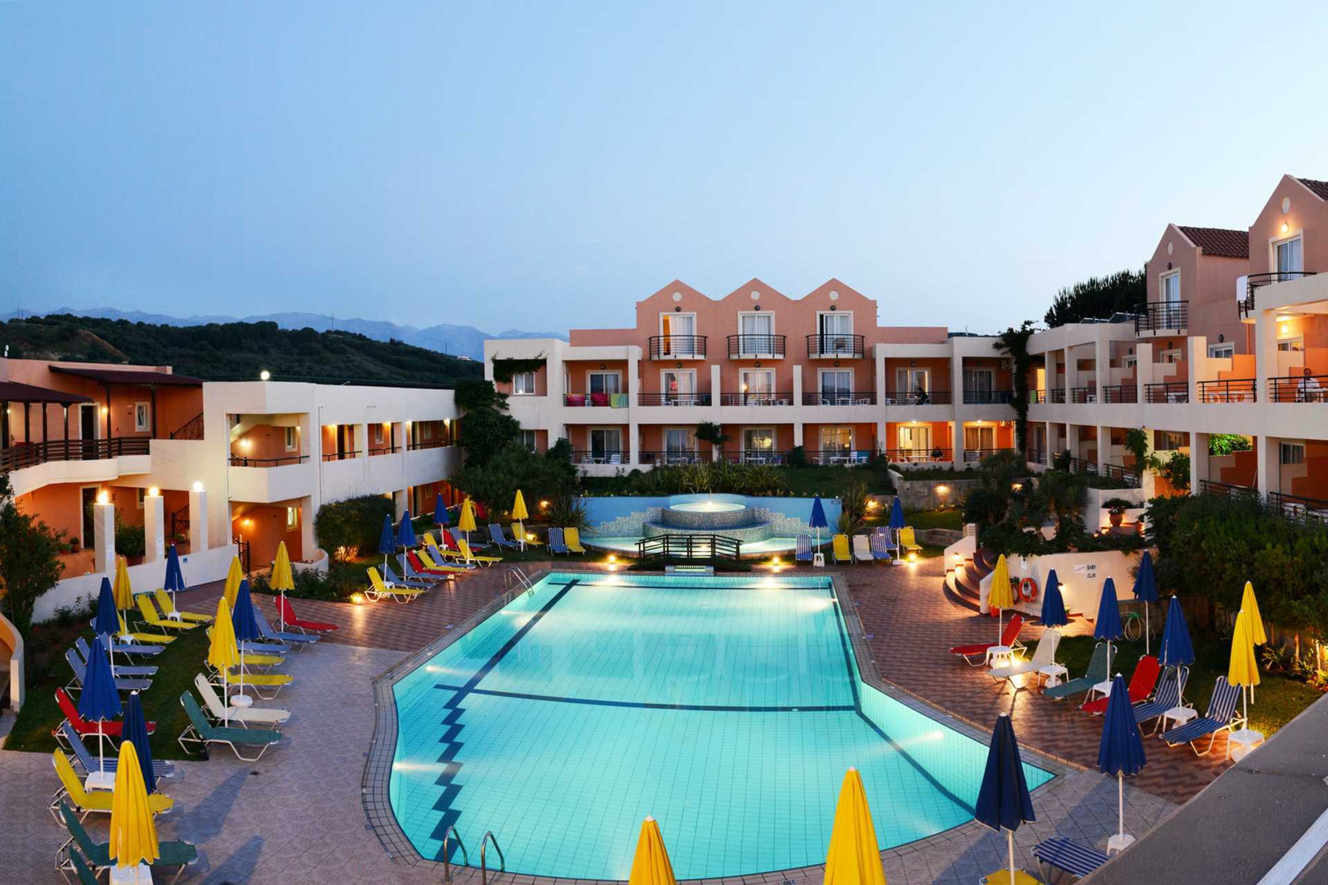 Hotel Pegasus, Kato Stalos, Kreta.