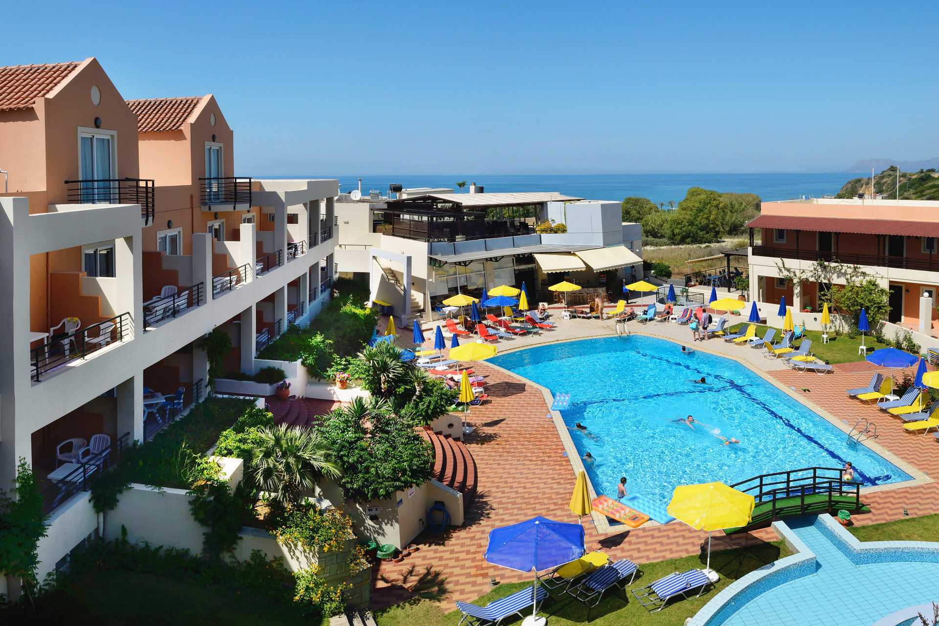 Hotel Pegasus, Kato Stalos, Kreta.