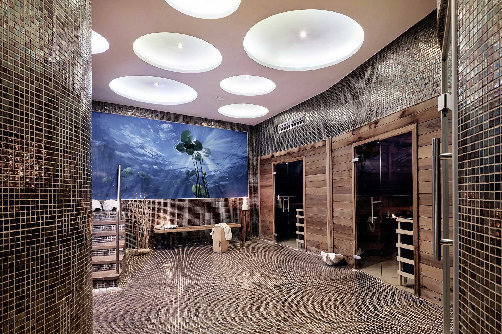 De spa van het Pilot Beach hotel in Georgioupolis op Kreta, Griekenland.