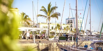 De haven van Puerto de Mogán op Gran Canaria, Spanje.