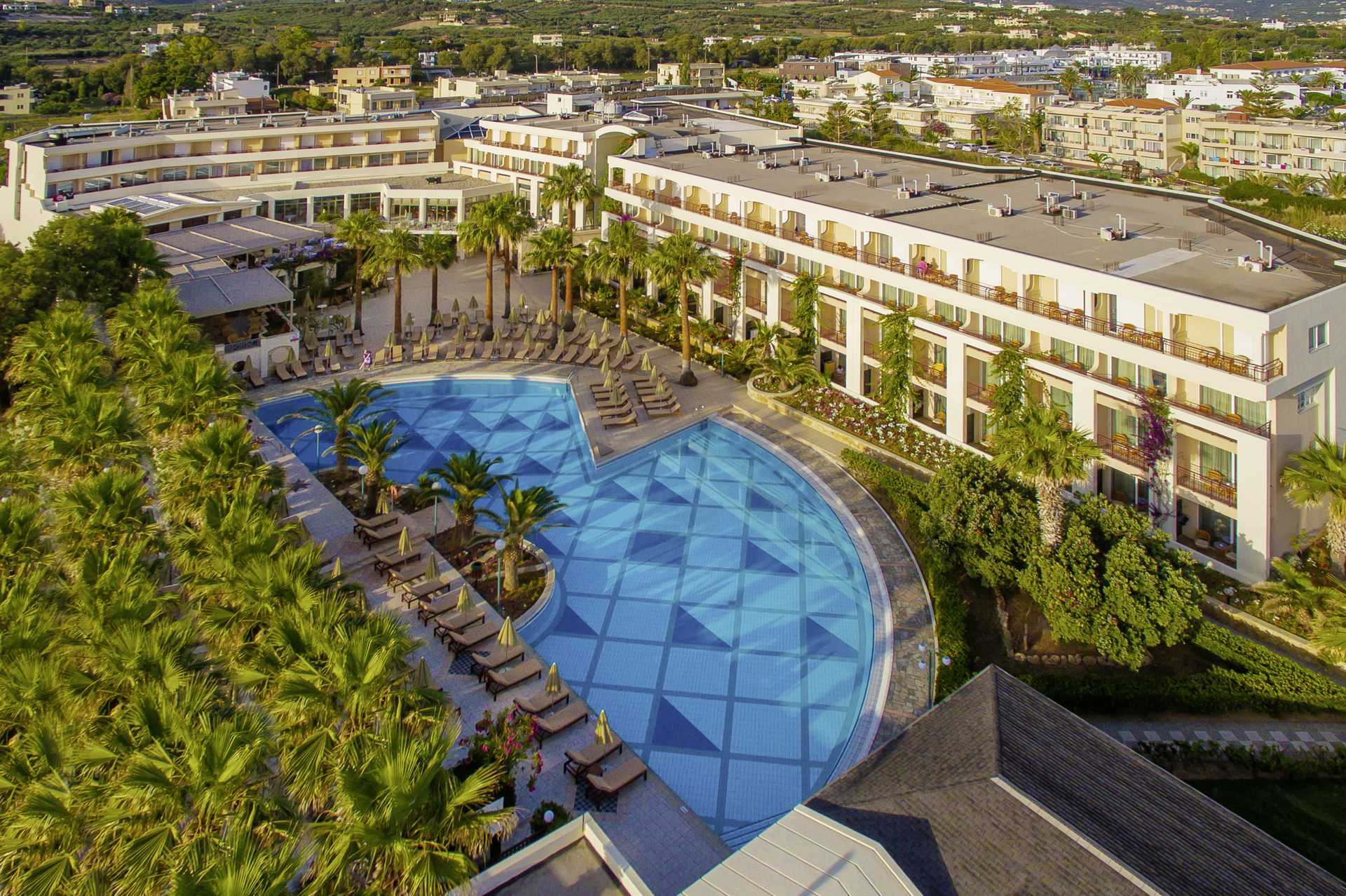 Hotel Rethymno Palace in Rethymnon op Kreta, Griekenland.