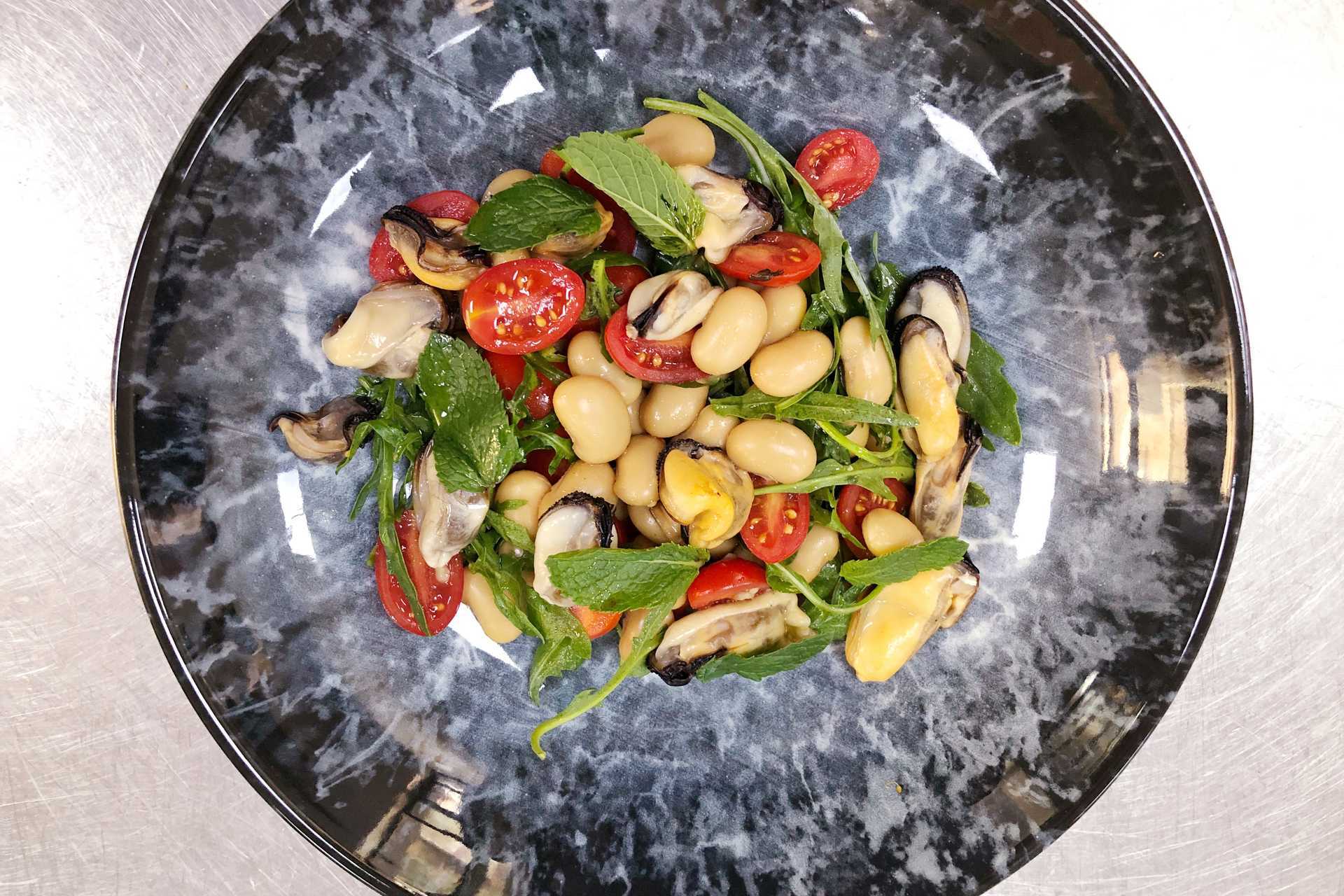 Restaurant in hotel Royal G in Durres, Albanië.