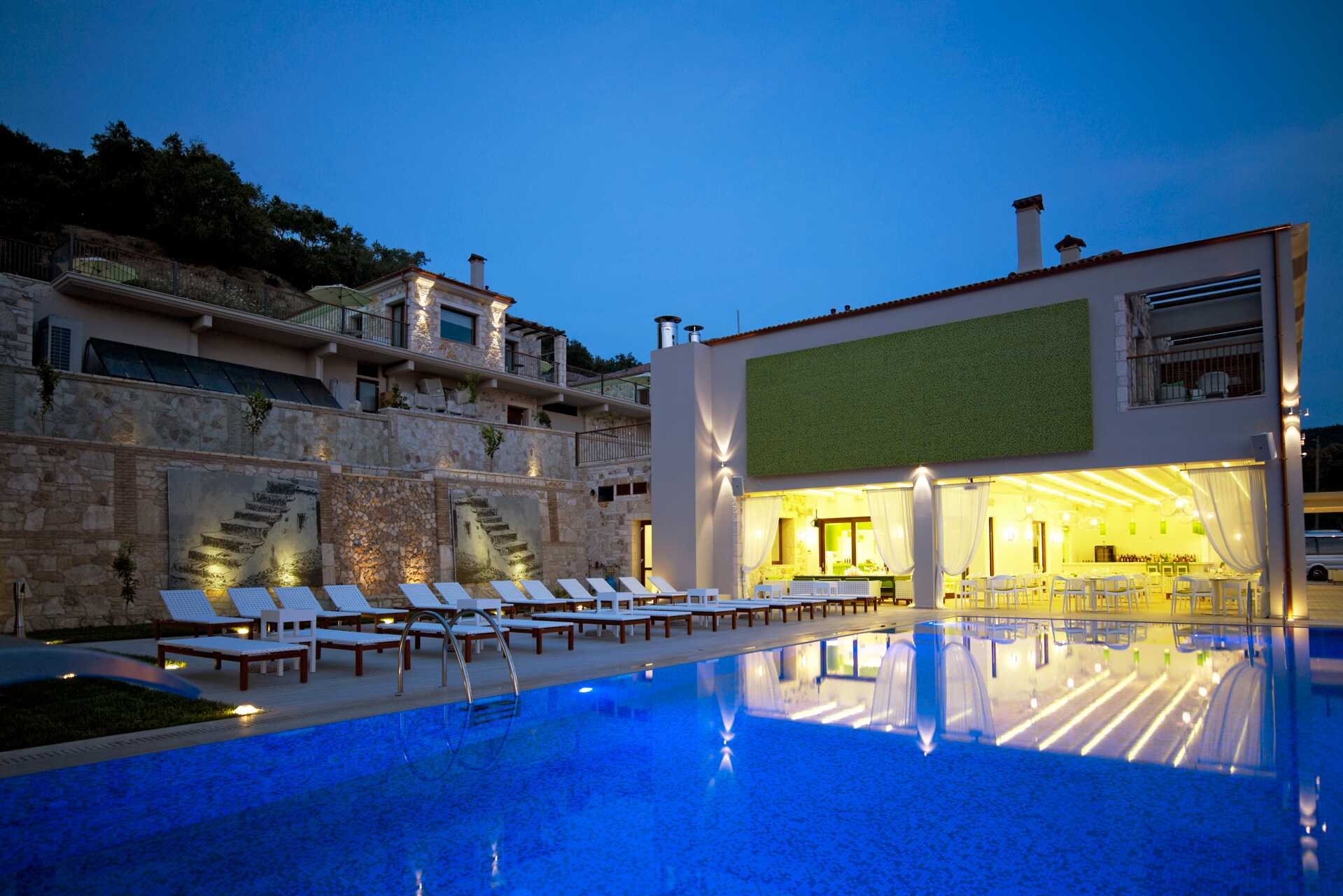 Salvator Hotel Villas & Spa in Parga, Griekenland.