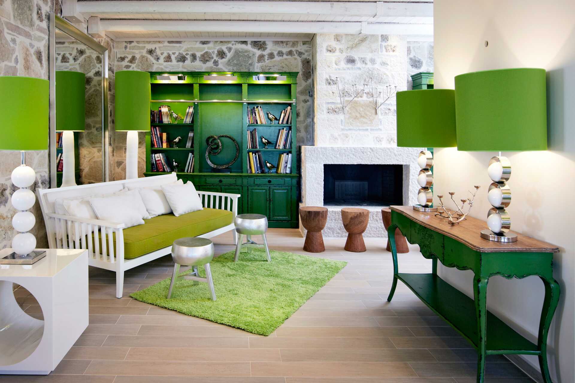 Lobby bij Salvator Hotel Villas &amp; Spa in Parga, Griekenland.