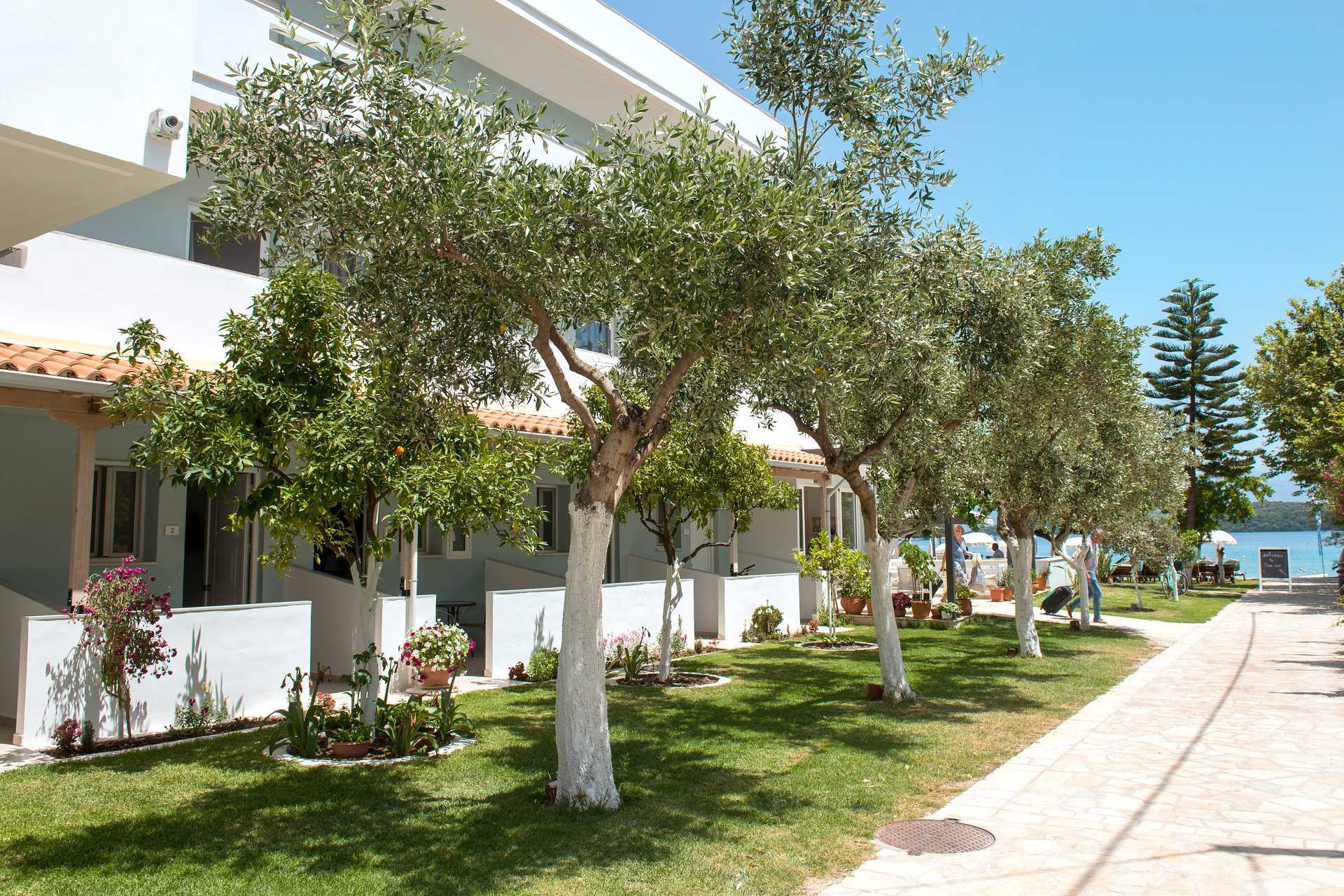 Hotel Seaview op Lefkada.