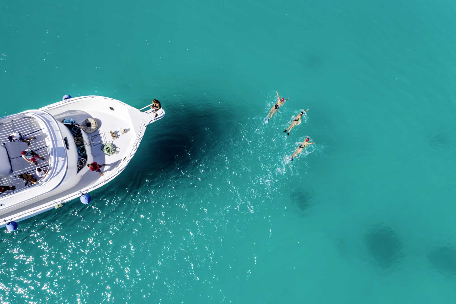 De Rode Zee is perfect voor zwemtraining.