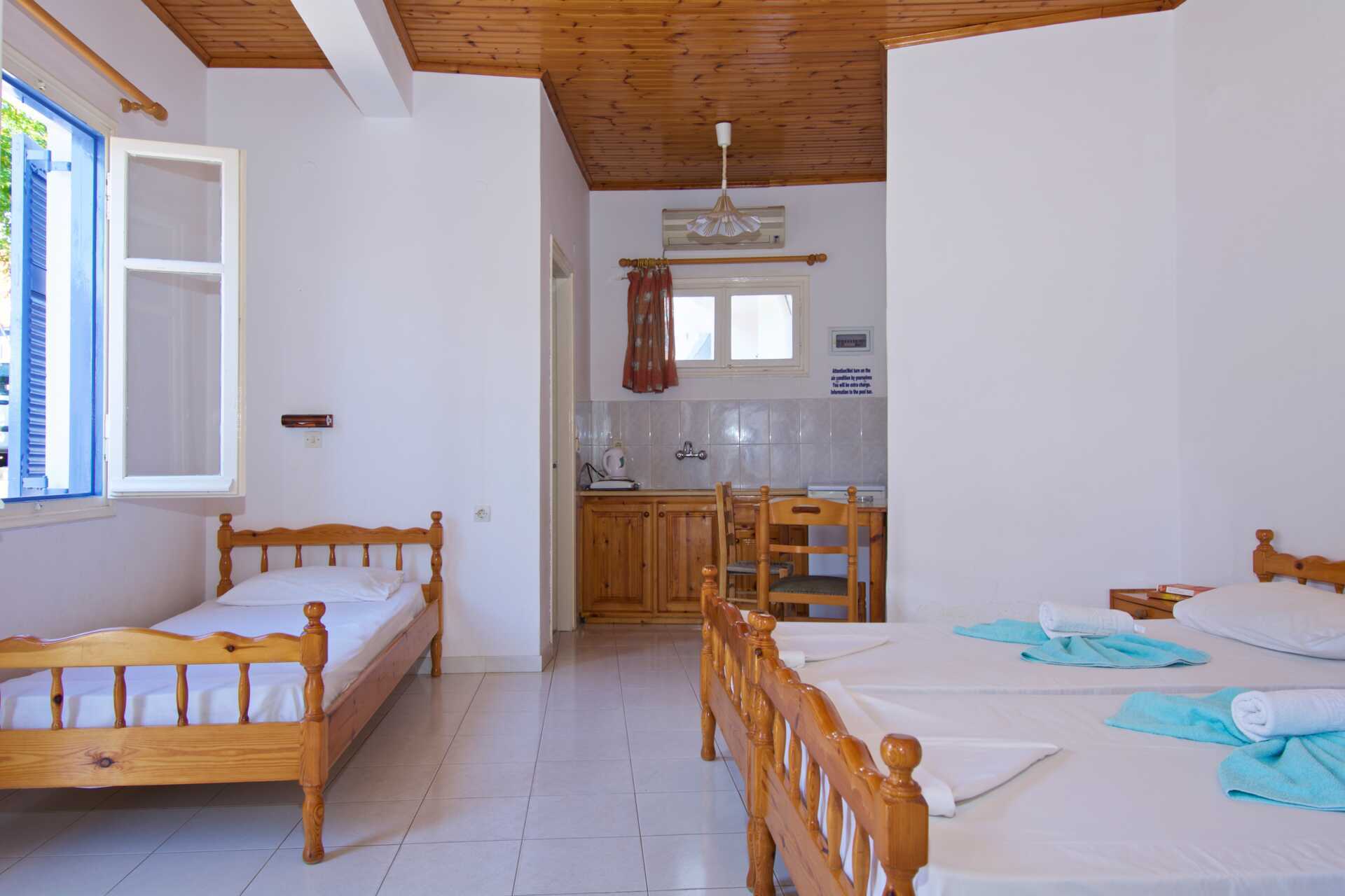 Studio in appartementenhotel Aspres in Votsalakia, Samos.