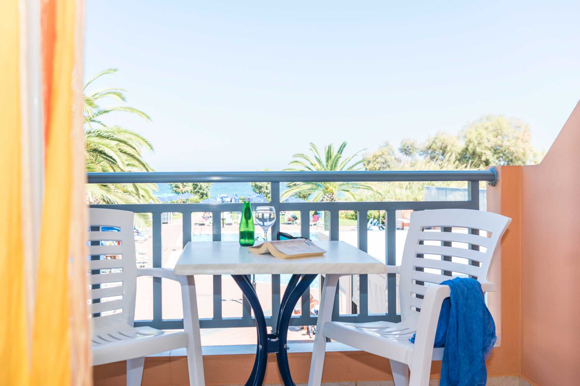 Studio in hotel Akti Chara in Rethymnon op Kreta, Griekenland.