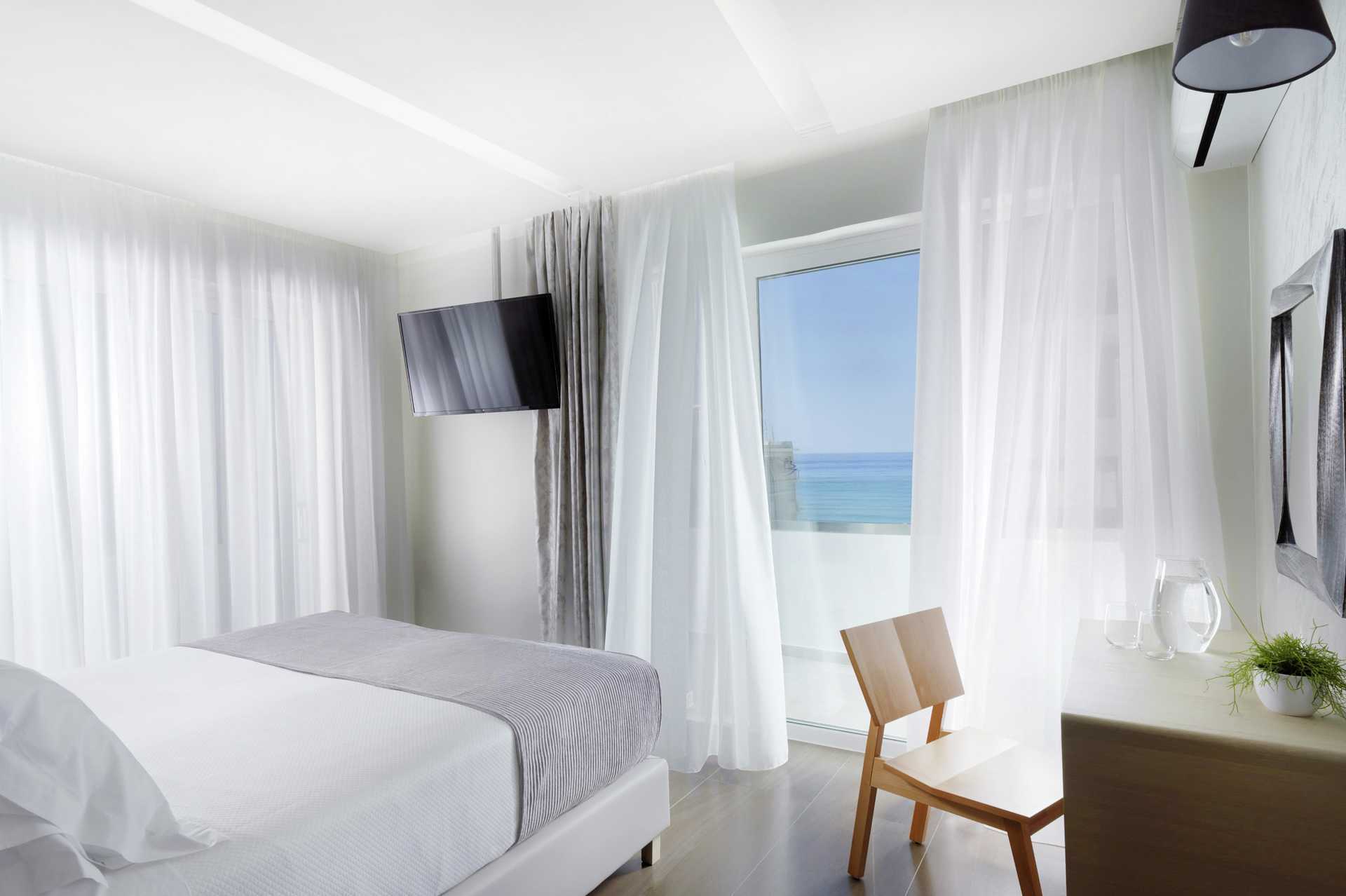 Suite in hotel Melrose in de stad Rethymnon op Kreta, Griekenland.