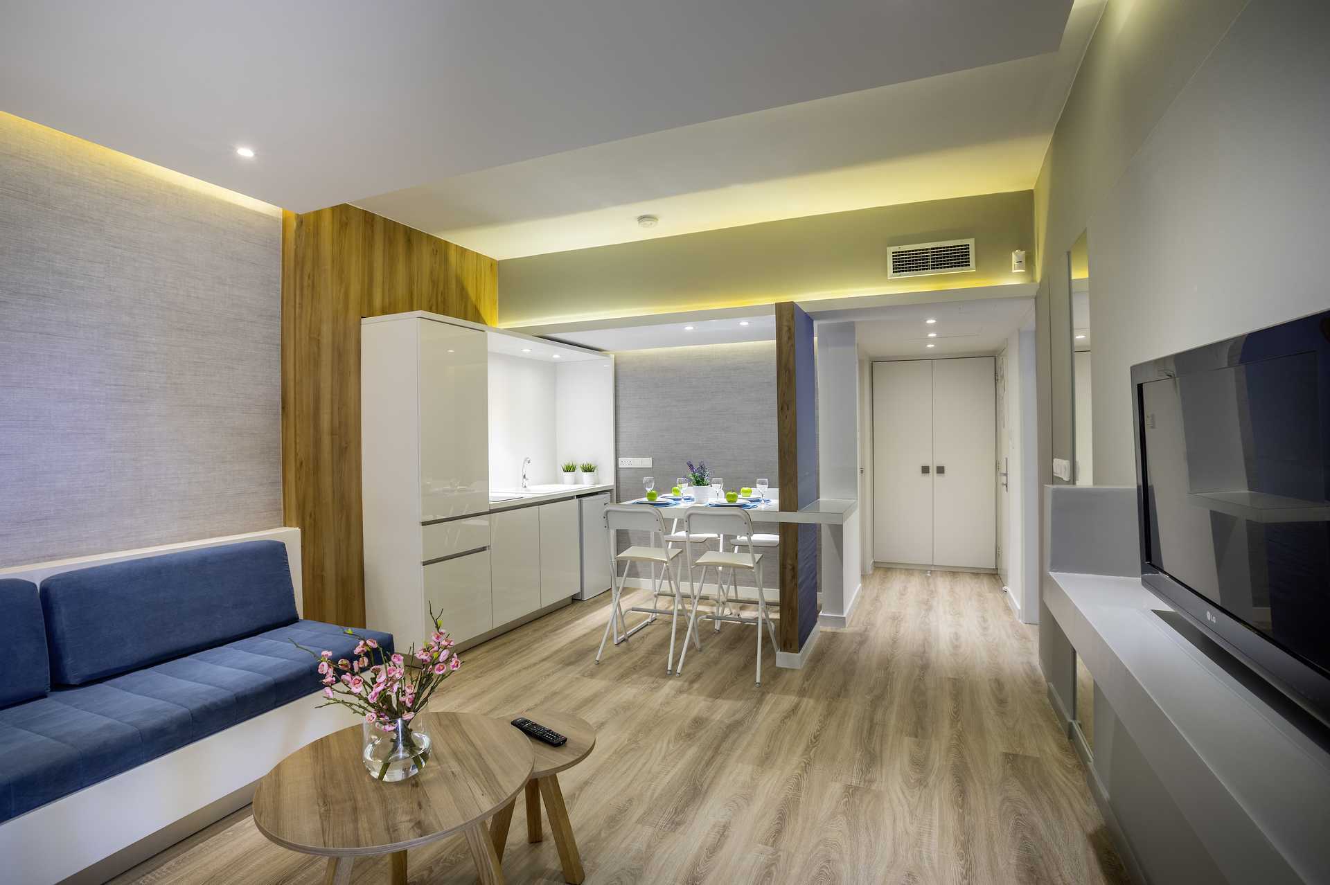 Superior appartementen met twee slaapkamers in Malama Beach Holiday Village in Fig Tree Bay, Cyprus.