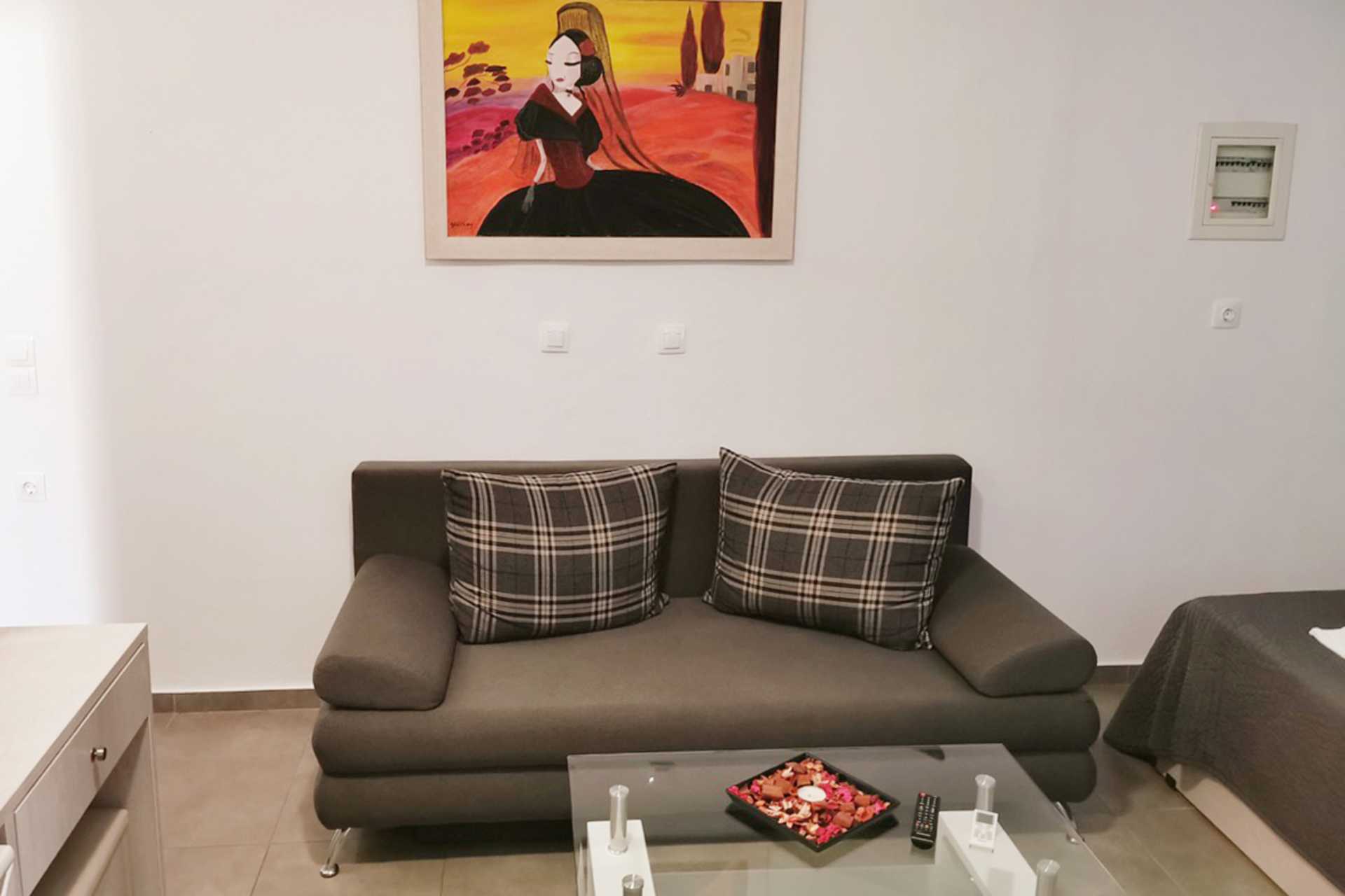 Superior kamer in hotel Bianco in Parga, Griekenland.